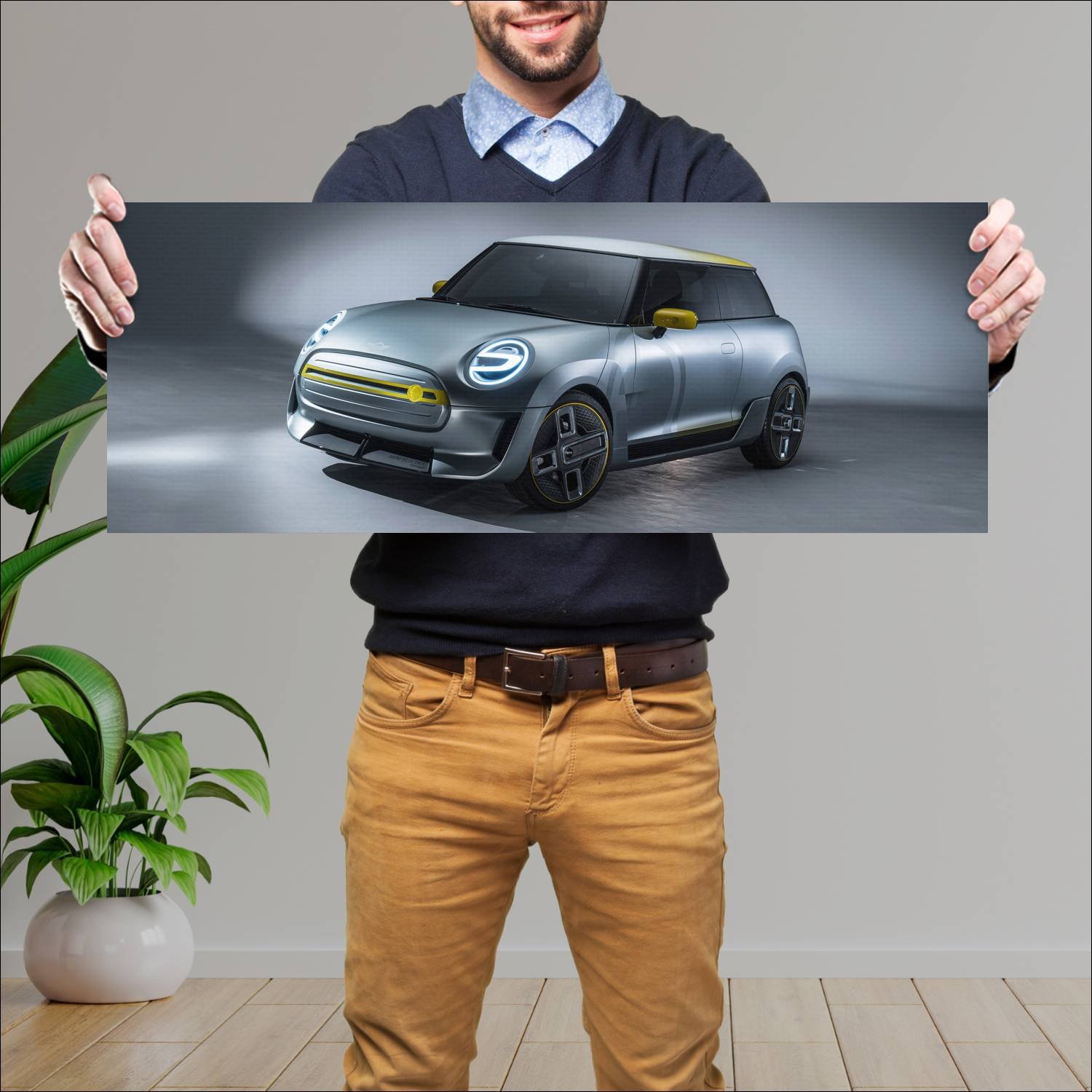 Cuadro grande 30x80cm 2017 mini electric concept 7 305 Mini