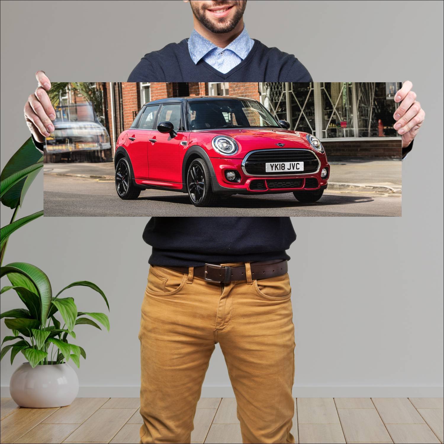 Cuadro grande 30x80cm 2018 mini cooper jcw package 319 Mini