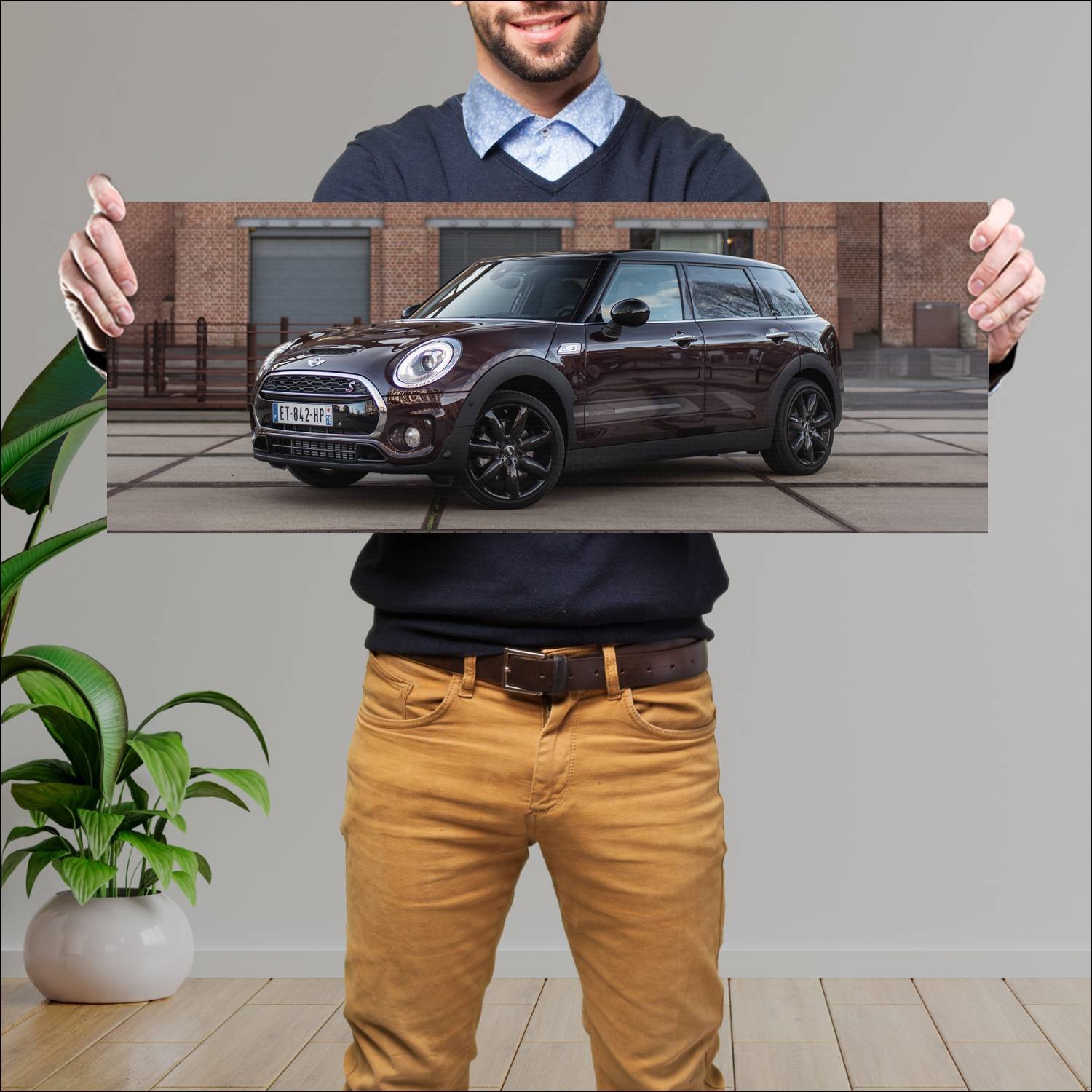 Cuadro grande 30x80cm 2018 mini cooper s clubman k 325 Mini