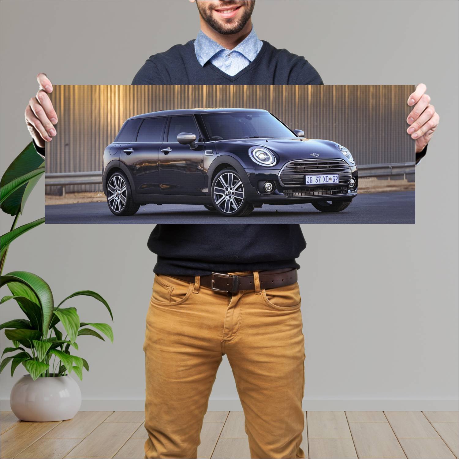 Cuadro grande 30x80cm 2019 mini cooper clubman za 349 Mini