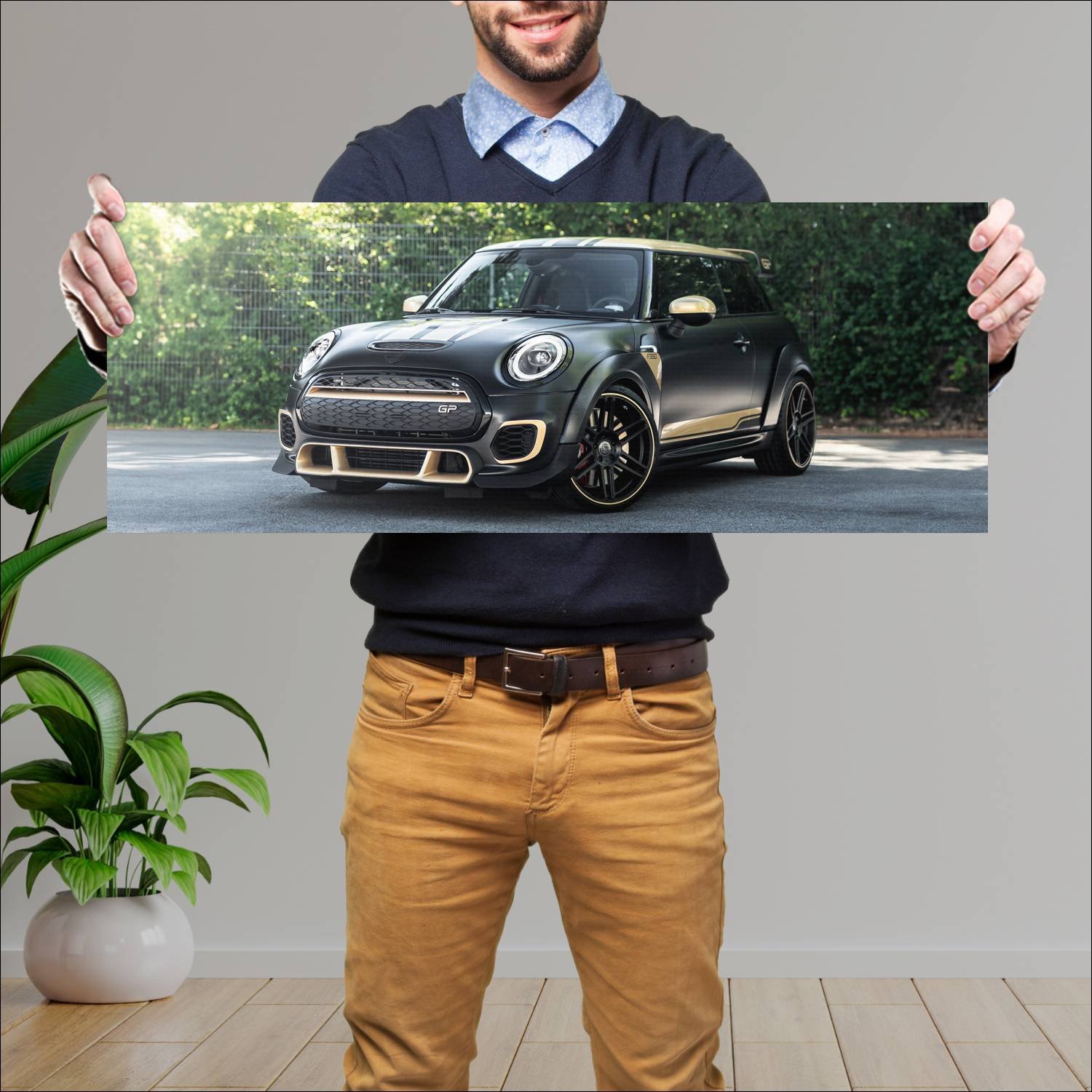 Cuadro grande 30x80cm 2020 manhart gp3 f350 auto 367 Mini