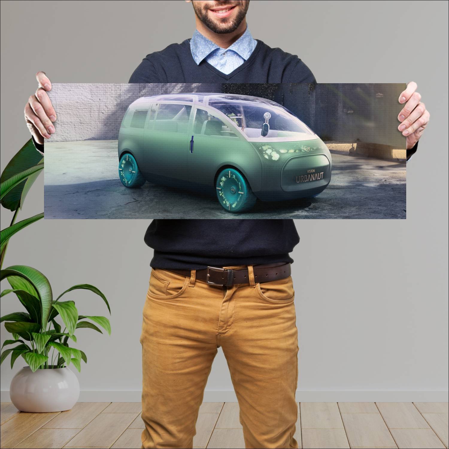 Cuadro grande 30x80cm 2020 mini vision urbanaut 10 394 Mini