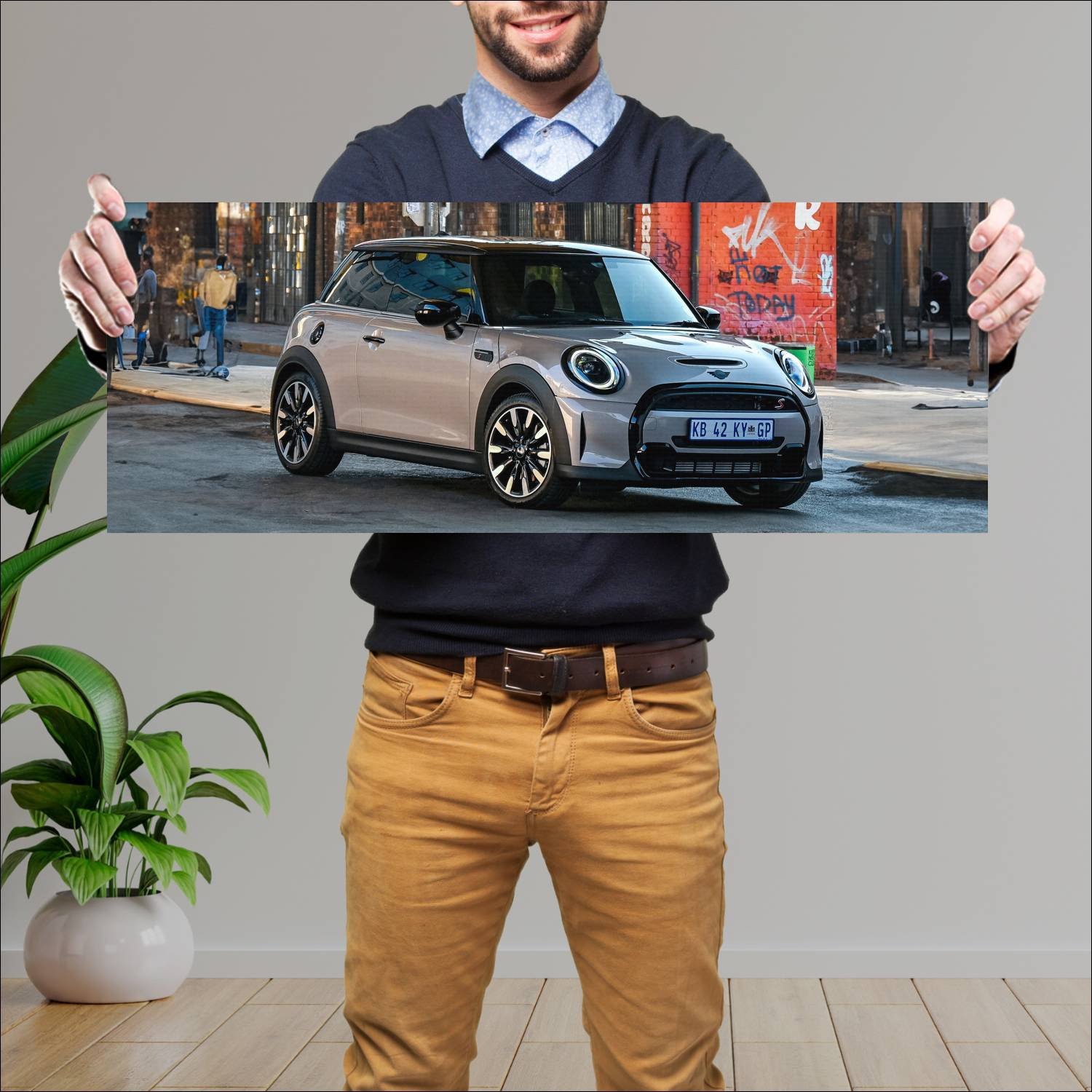 Cuadro grande 30x80cm 2021 mini cooper s 3 door za 400 Mini