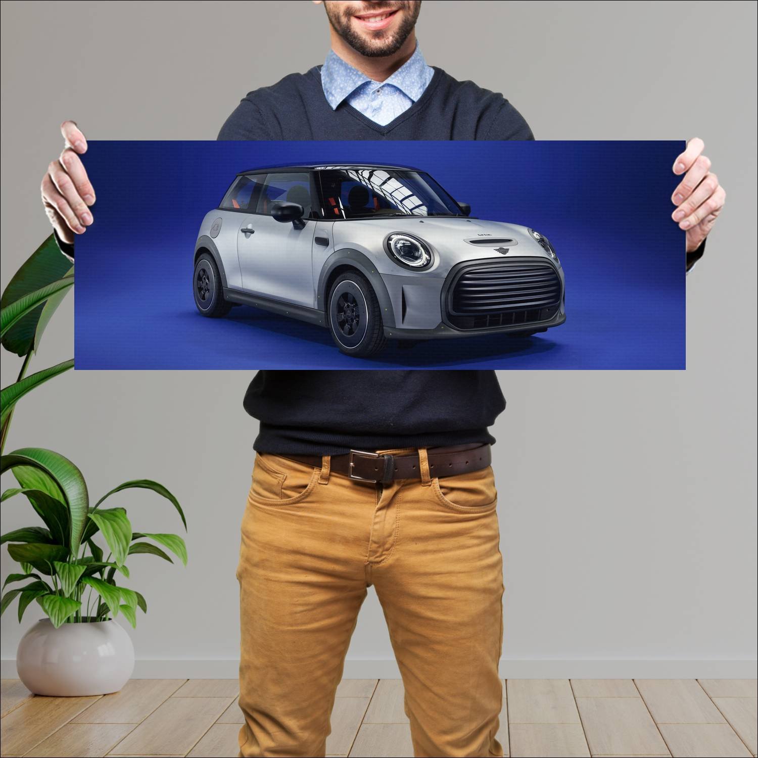 Cuadro grande 30x80cm 2021 mini strip concept Mini