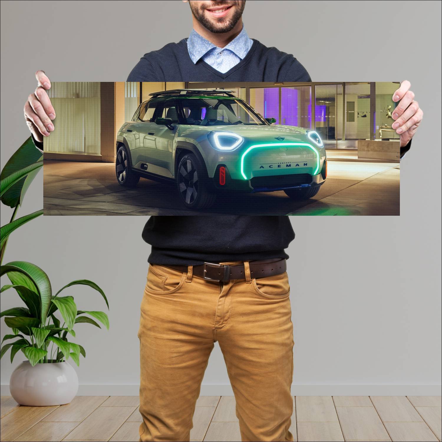 Cuadro grande 30x80cm 2022 mini aceman concept 109 457 Mini