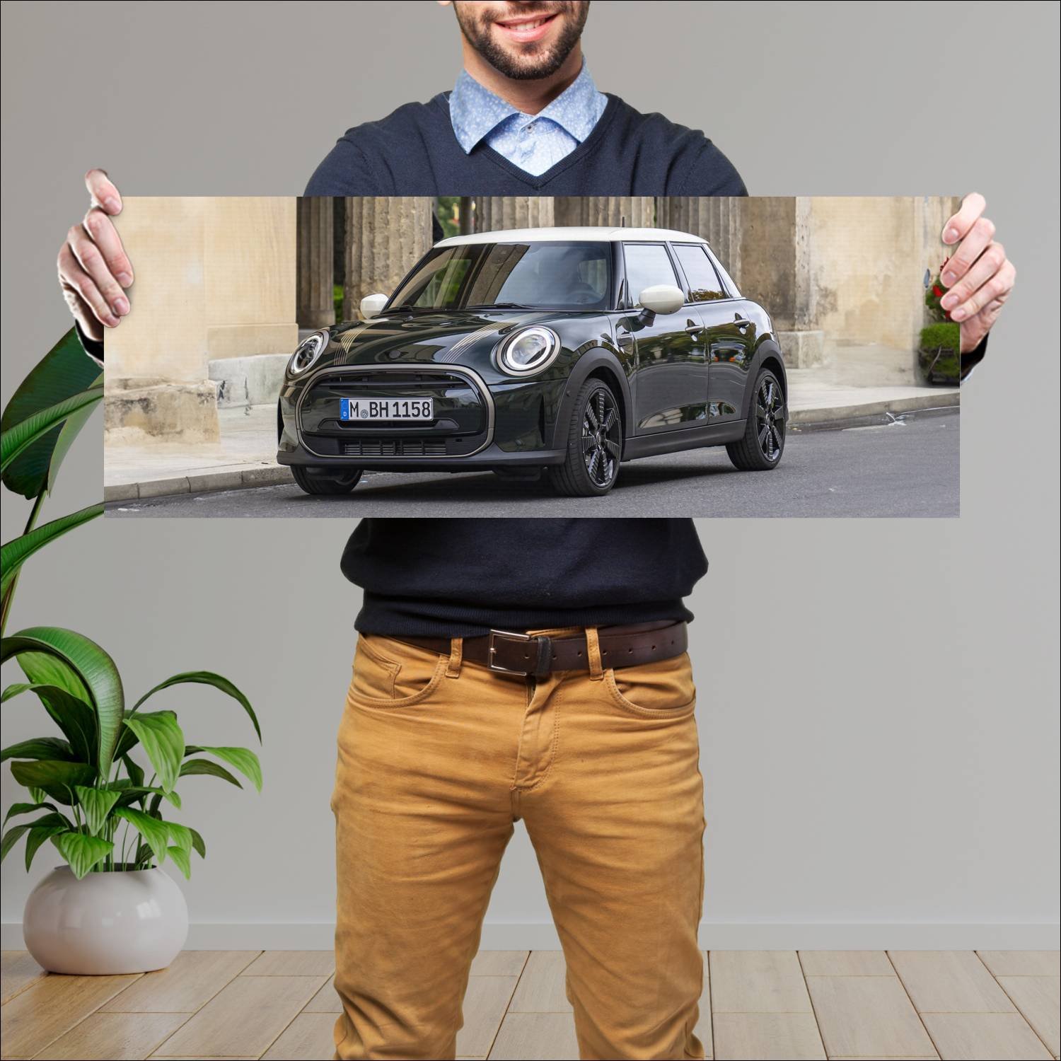 Cuadro grande 30x80cm 2022 mini cooper resolute ed 458 Mini
