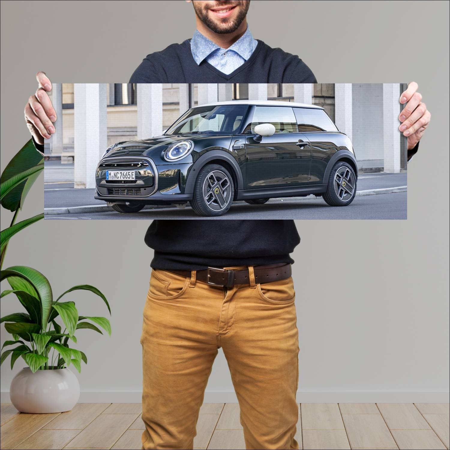 Cuadro grande 30x80cm 2022 mini cooper s e resolut 470 Mini