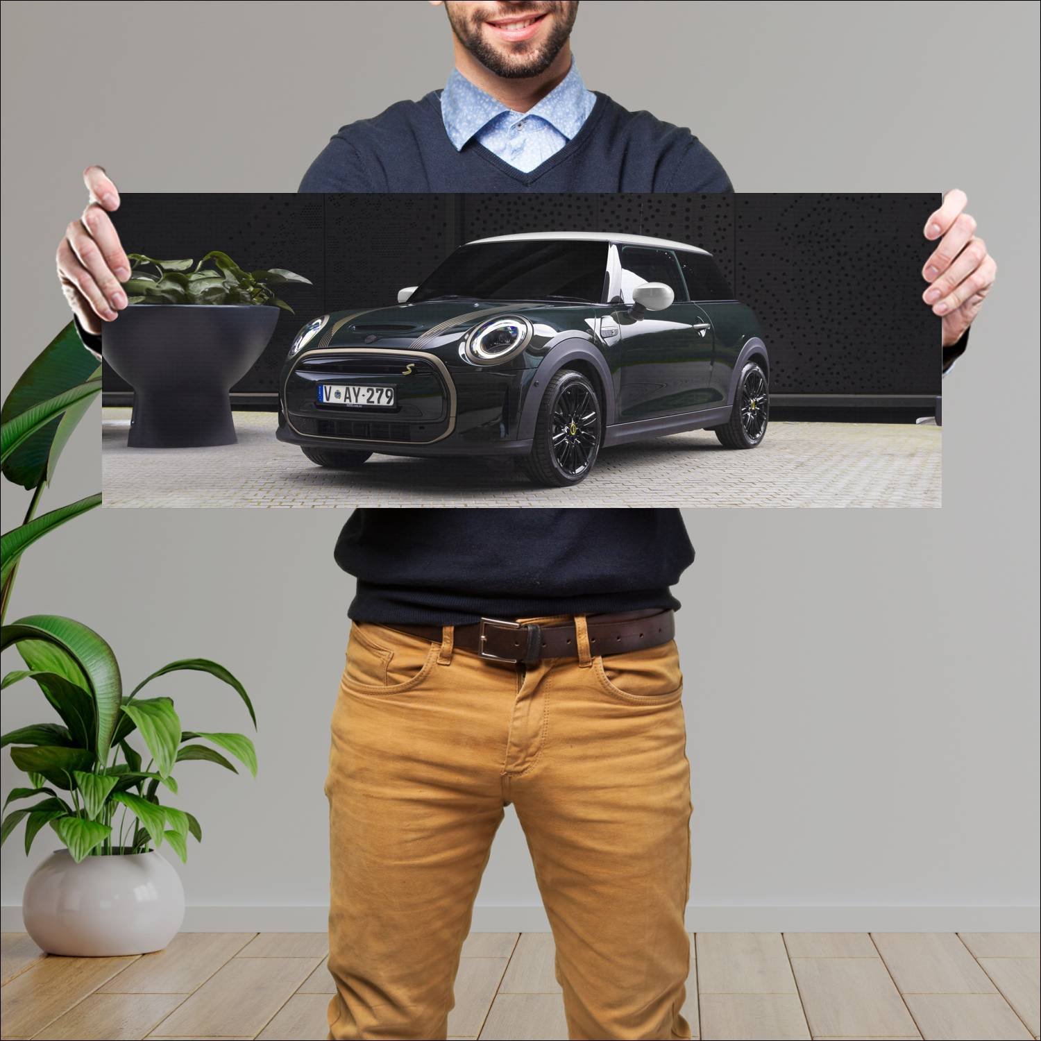 Cuadro grande 30x80cm 2022 mini cooper s e resolut 471 Mini