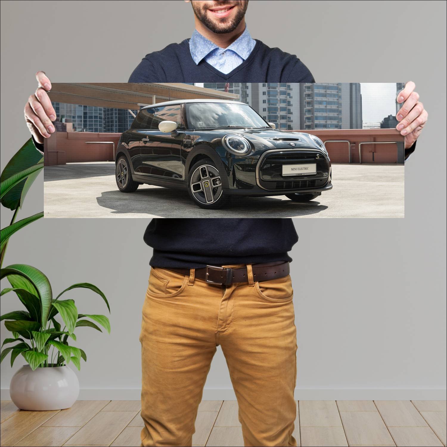 Cuadro grande 30x80cm 2022 mini cooper s e resolut 472 Mini
