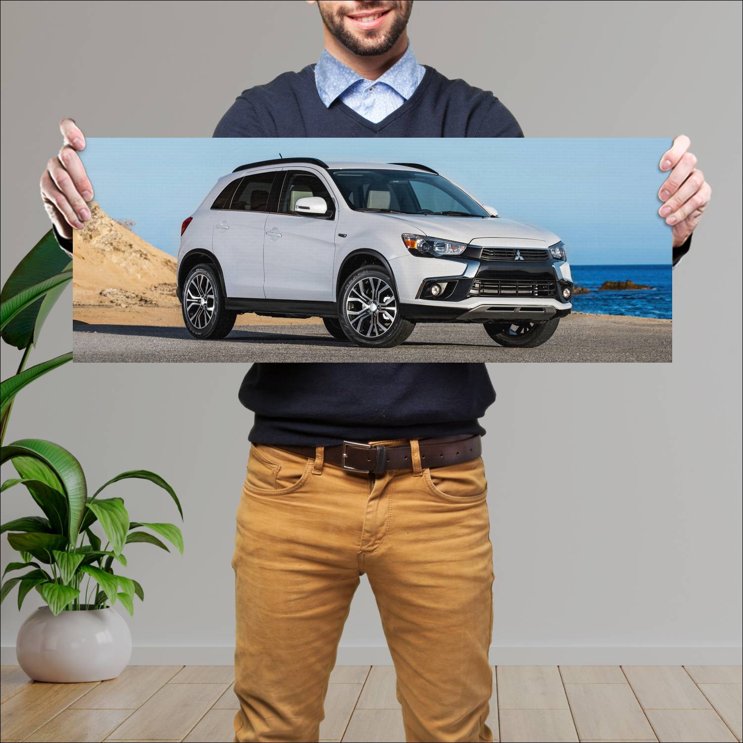 Cuadro grande 30x80cm 2016 mitsubishi outlander sp 49 Mitsubishi