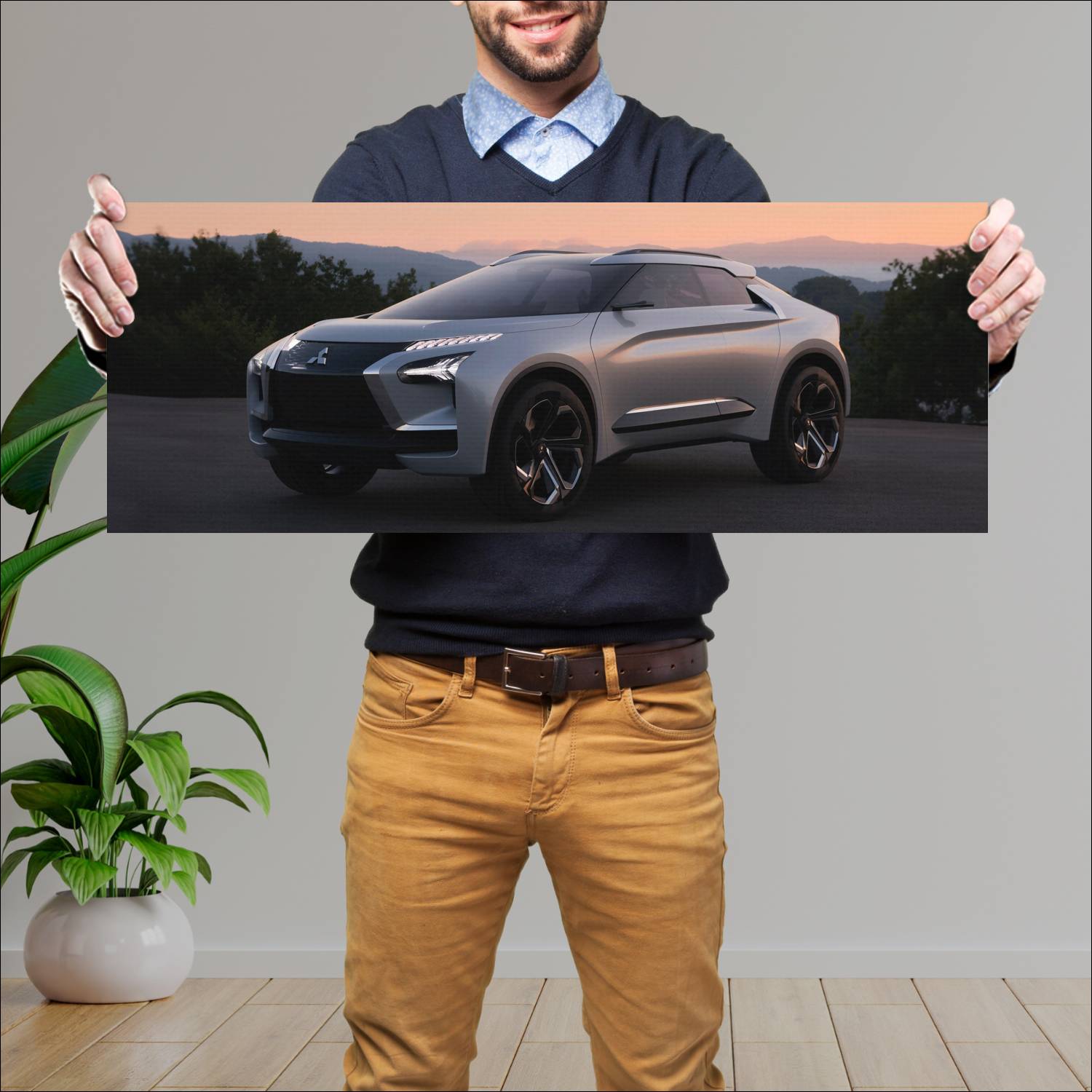 Cuadro grande 30x80cm 2017 mitsubishi e evolution 53 Mitsubishi