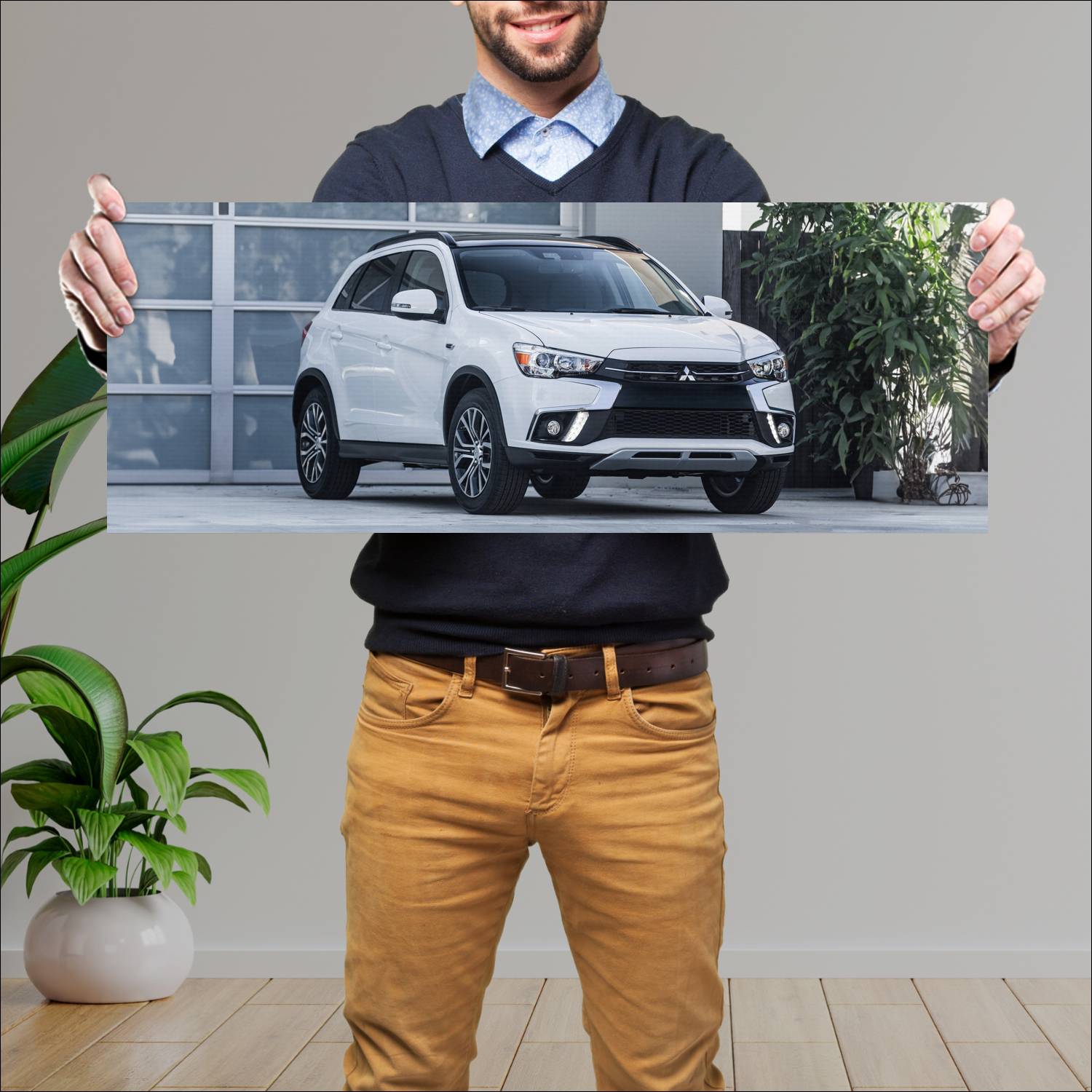 Cuadro grande 30x80cm 2018 mitsubishi outlander sp 63 Mitsubishi