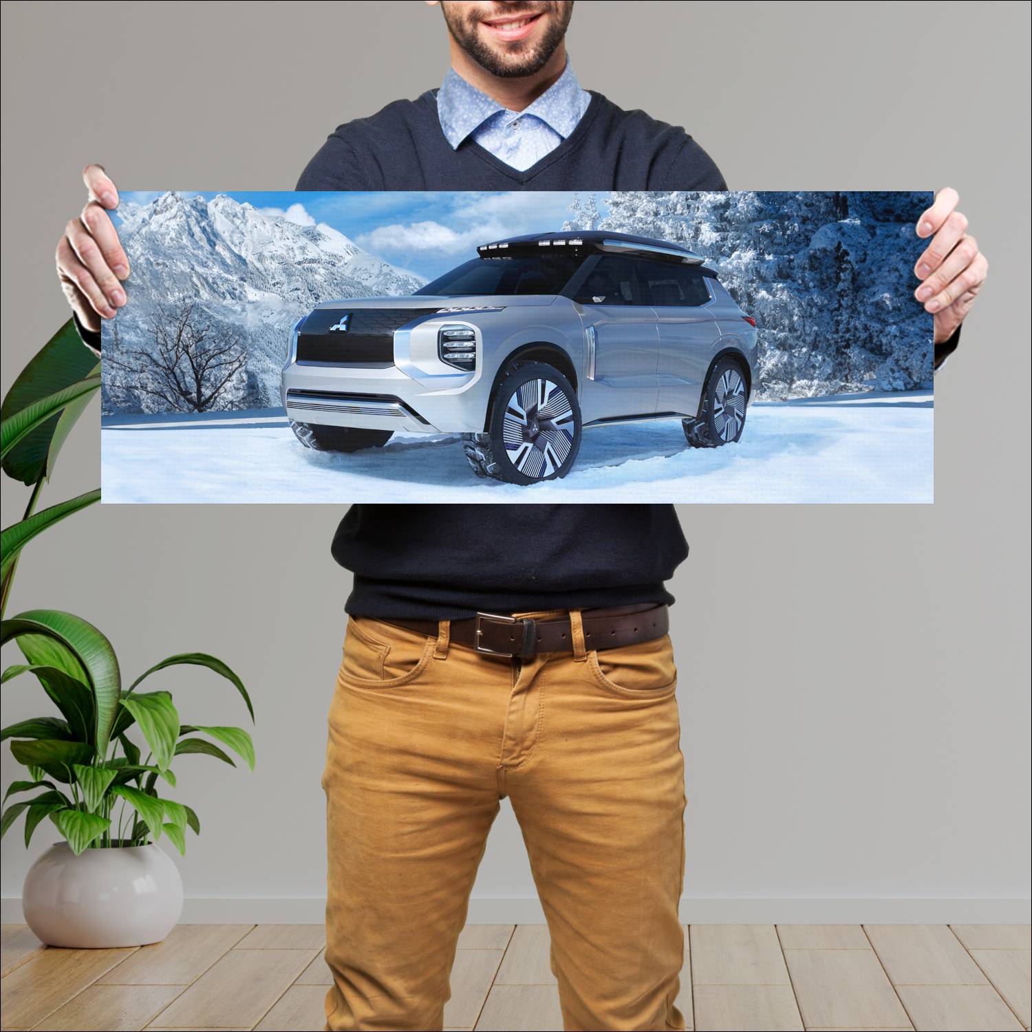 Cuadro grande 30x80cm 2019 mitsubishi engelberg to 66 Mitsubishi