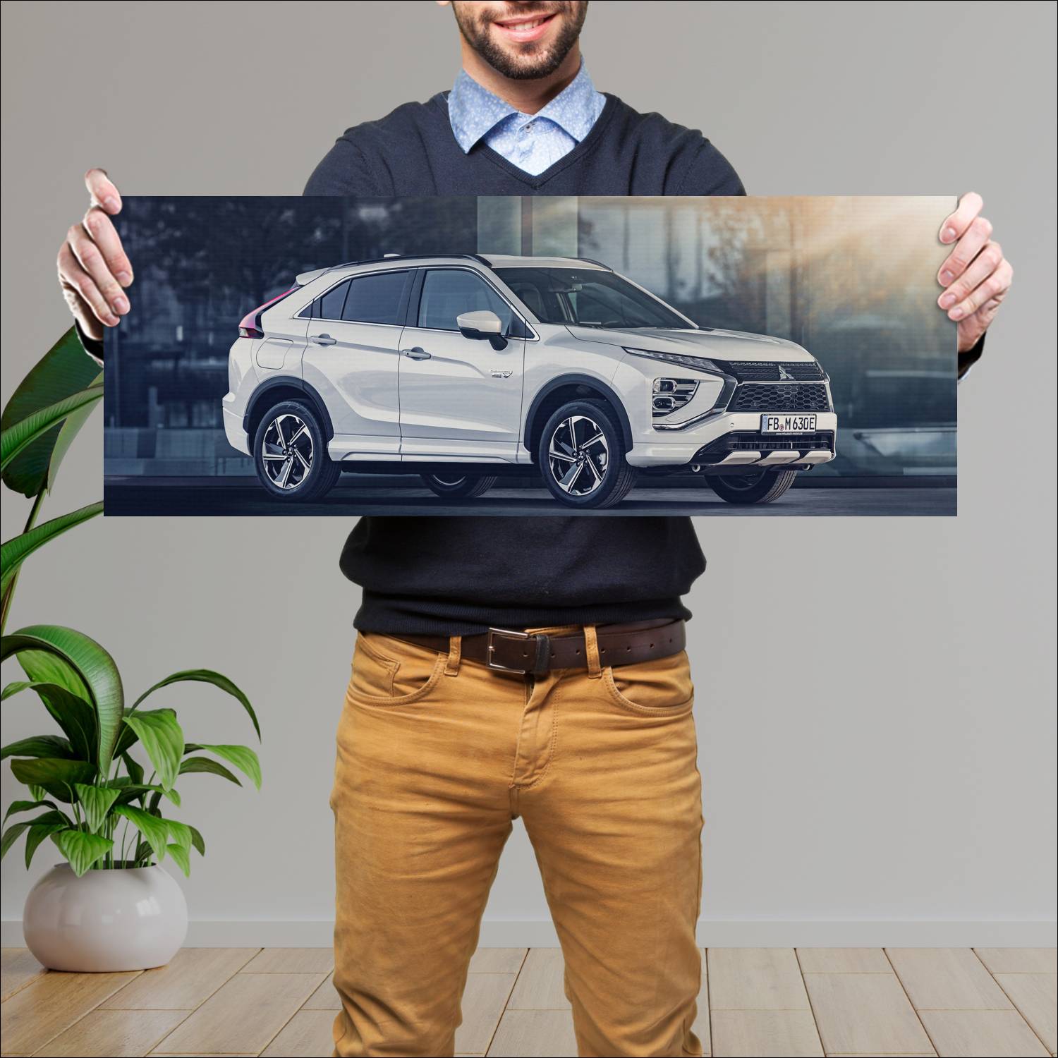 Cuadro grande 30x80cm 2020 mitsubishi eclipse cros 69 Mitsubishi