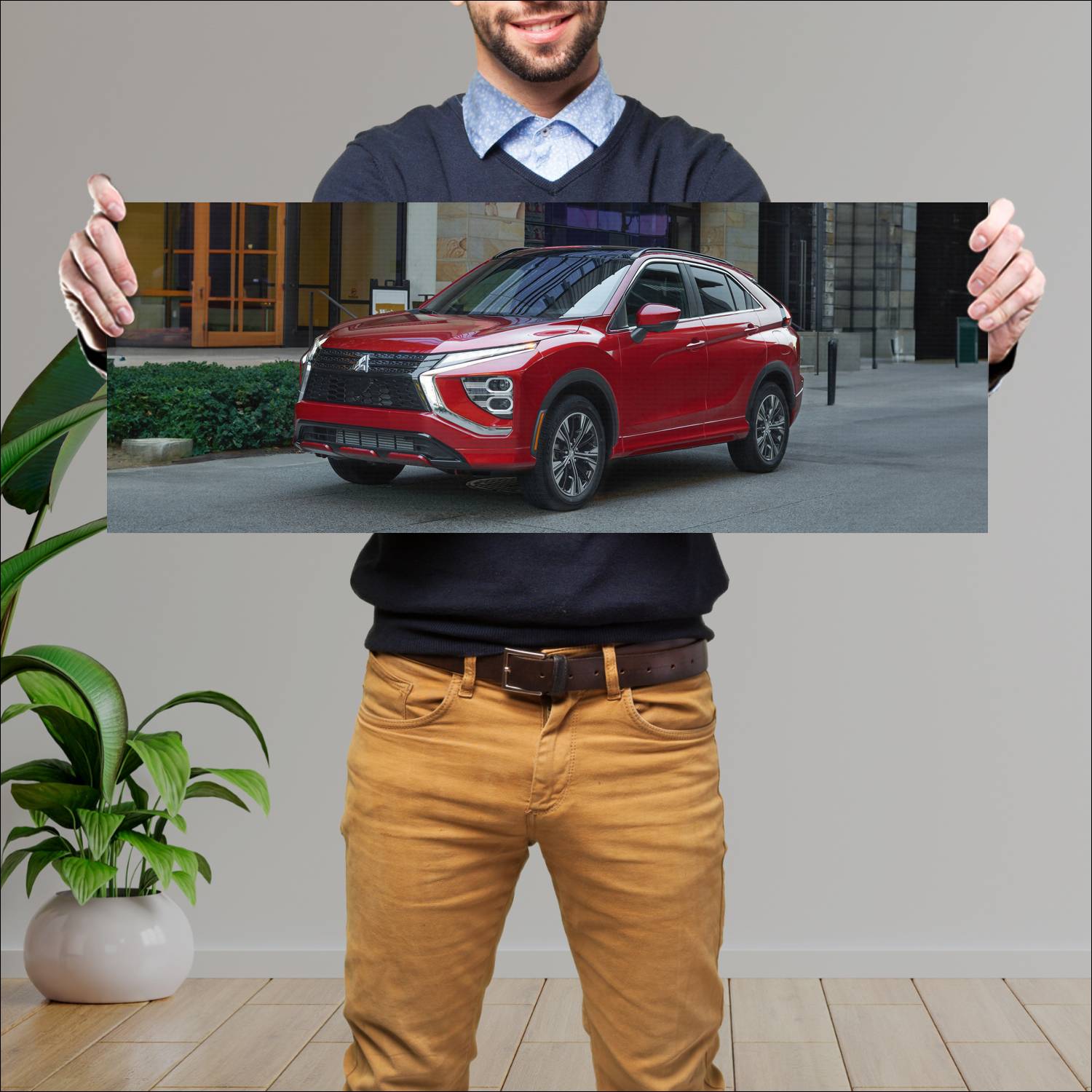 Cuadro grande 30x80cm 2021 mitsubishi eclipse cros 74 Mitsubishi