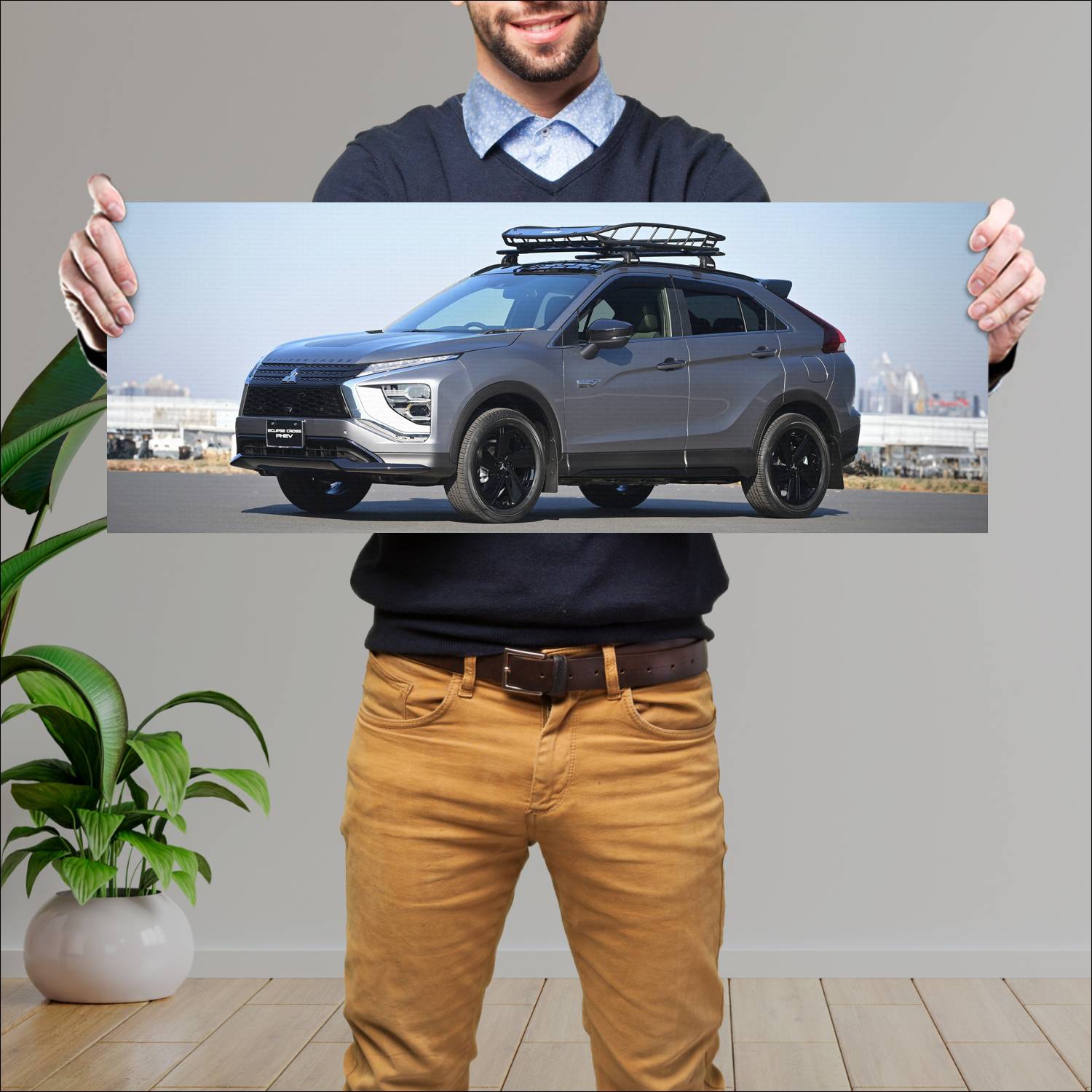 Cuadro grande 30x80cm 2023 mitsubishi eclipse cros 87 Mitsubishi