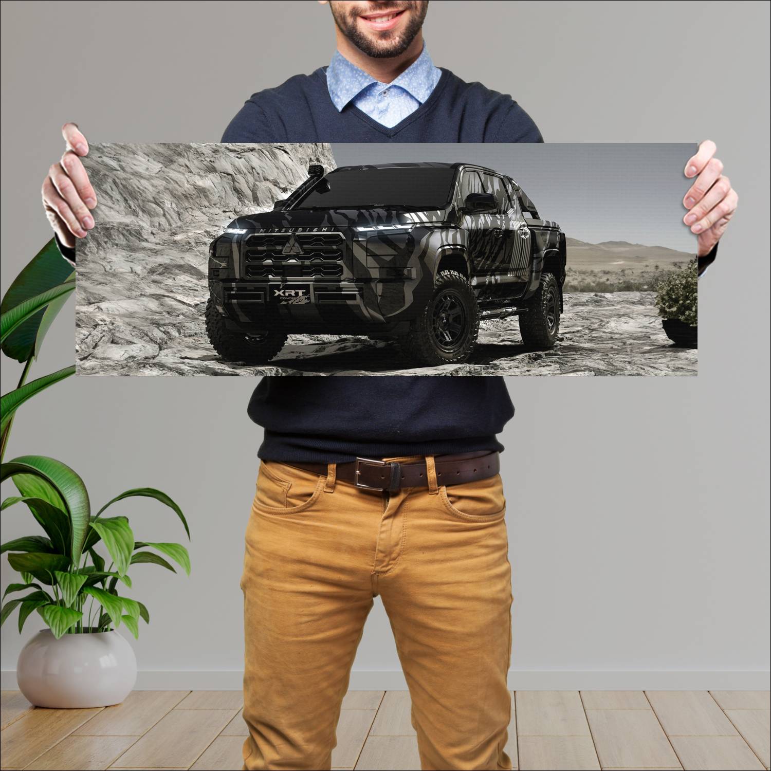 Cuadro grande 30x80cm 2023 mitsubishi xrt concept 89 Mitsubishi