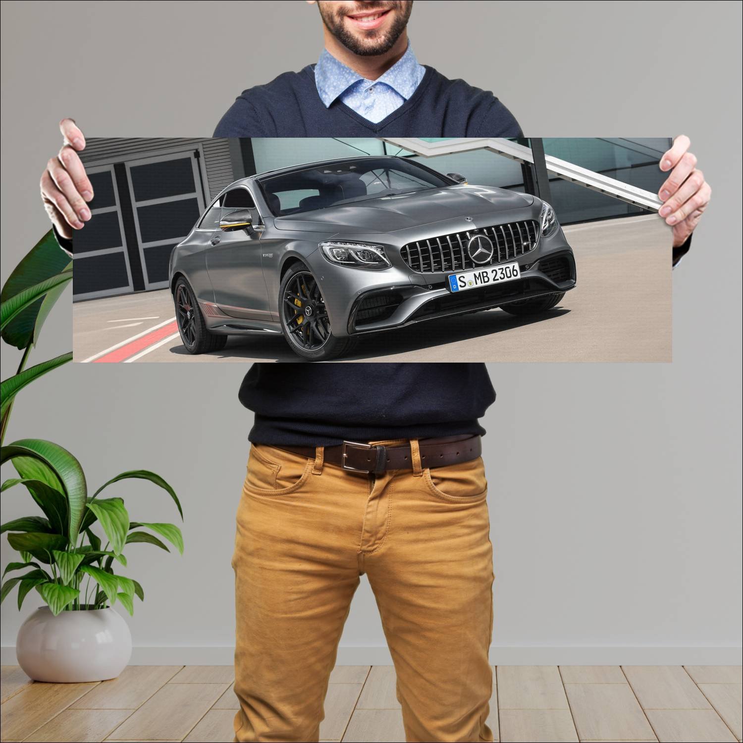 Cuadro grande 30x80cm 2018 mercedes amg s 63 coupe 5 Mercedes Benz