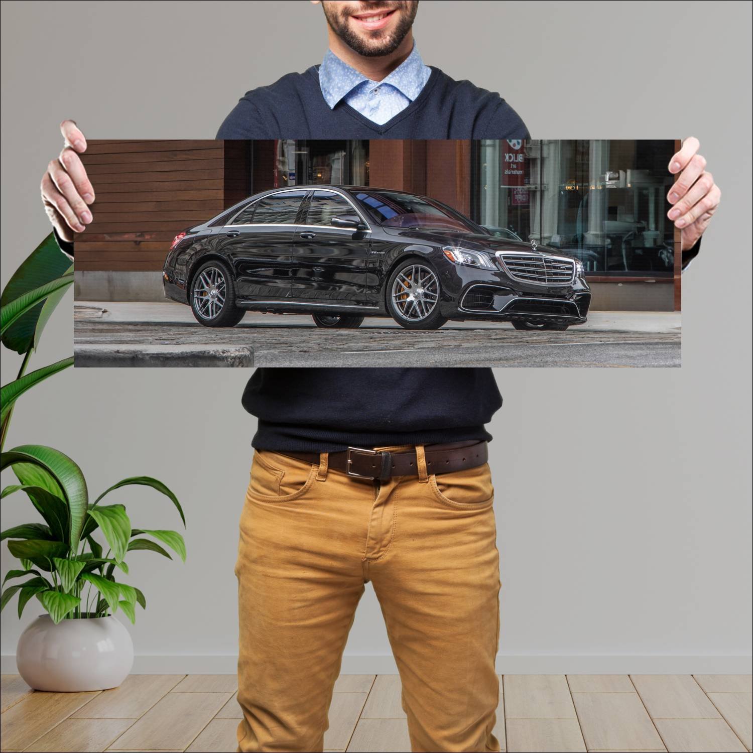 Cuadro grande 30x80cm 2018 mercedes amg s 63 long 6 Mercedes Benz