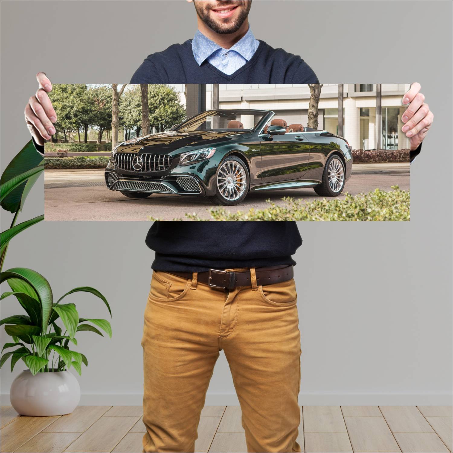 Cuadro grande 30x80cm 2018 mercedes amg s 65 cabri 9 Mercedes Benz