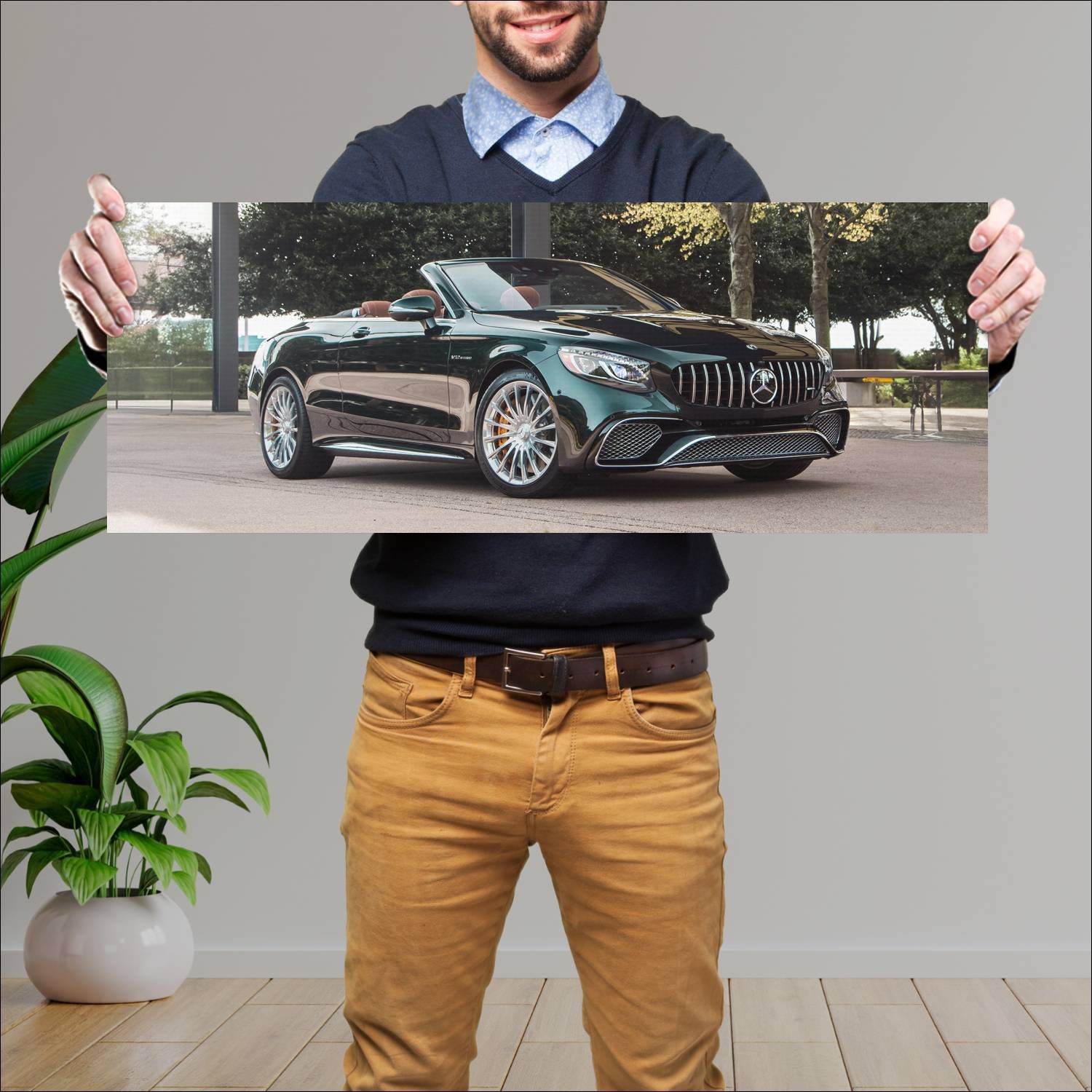 Cuadro grande 30x80cm 2018 mercedes amg s 65 cabri 10 Mercedes Benz