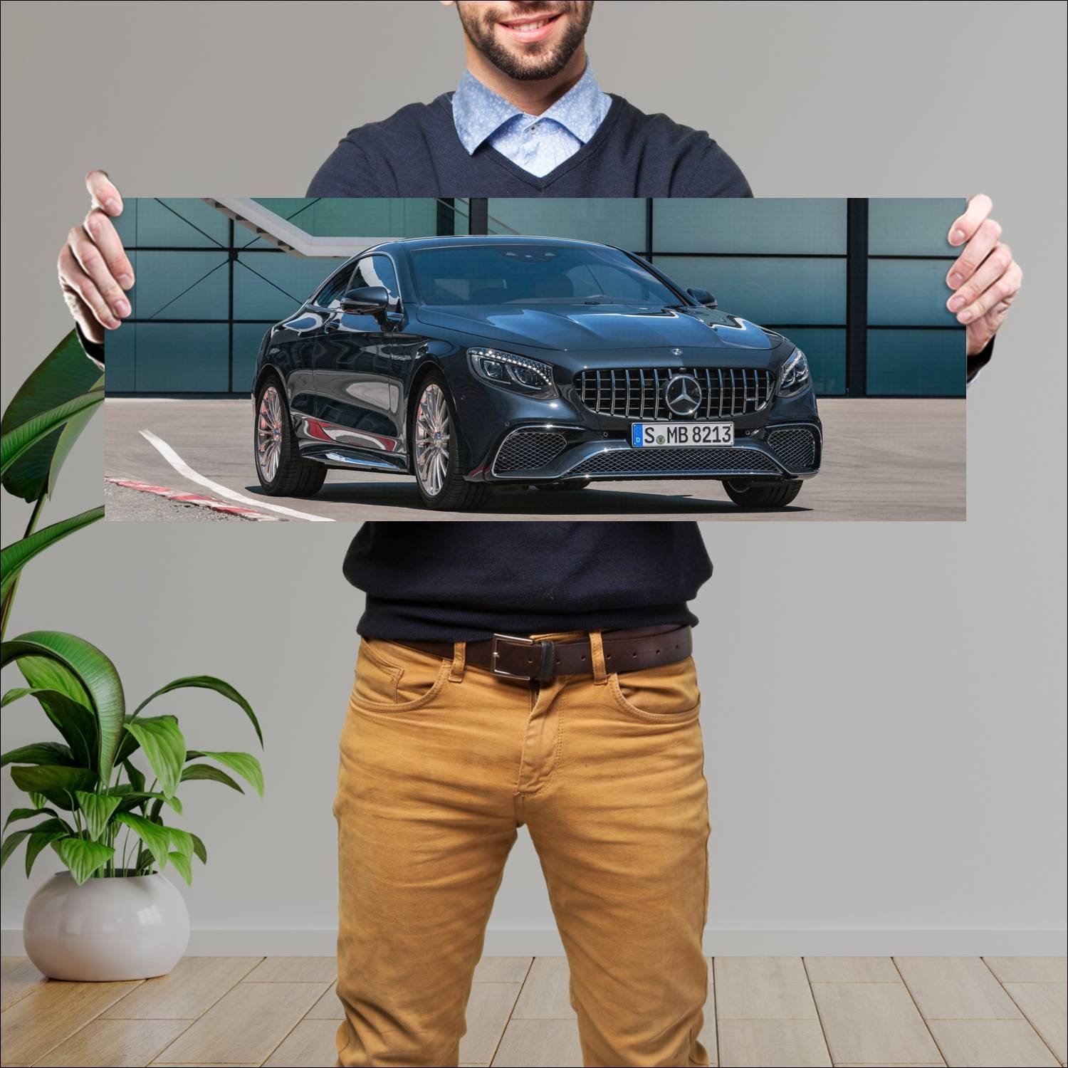 Cuadro grande 30x80cm 2018 mercedes amg s 65 coupe 11 Mercedes Benz