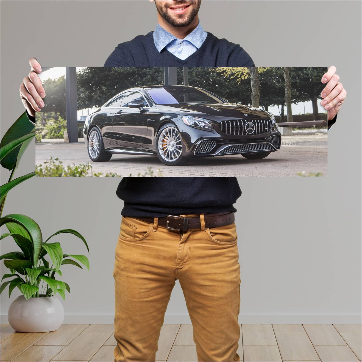 Cuadro grande 30x80cm 2018 mercedes amg s 65 coupe 12 Mercedes Benz