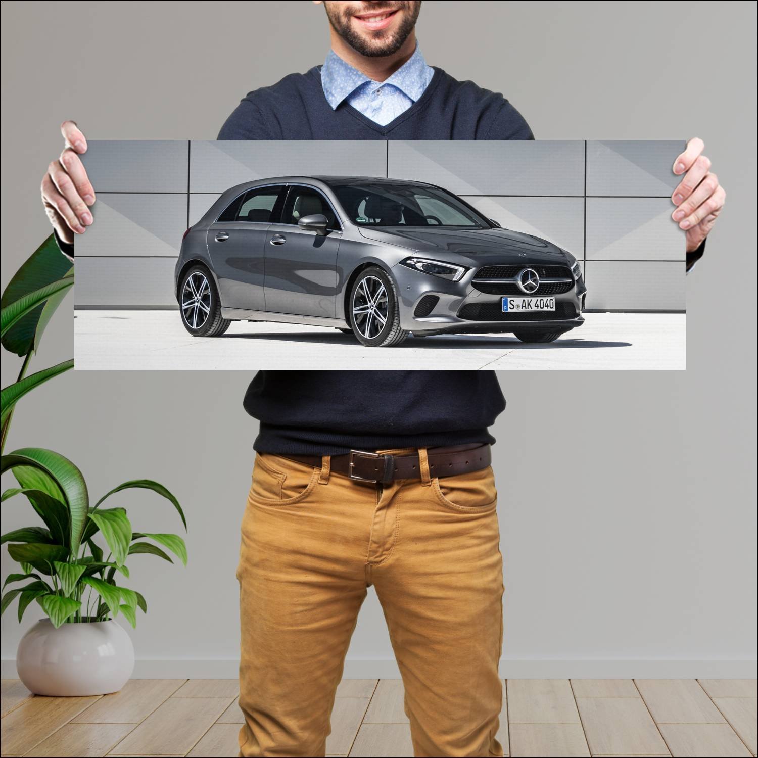 Cuadro grande 30x80cm 2018 mercedes benz a class 7 15 Mercedes Benz
