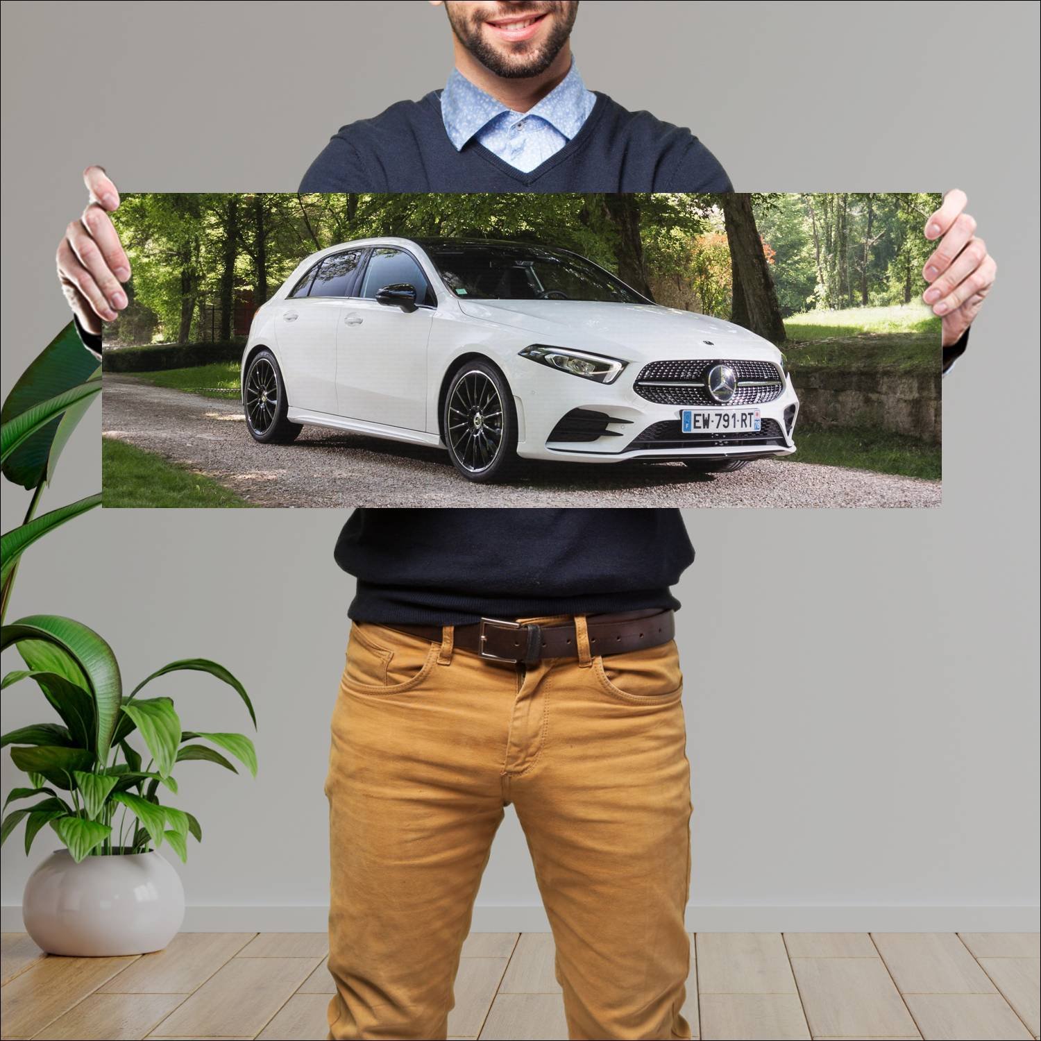 Cuadro grande 30x80cm 2018 mercedes benz a class a 19 Mercedes Benz