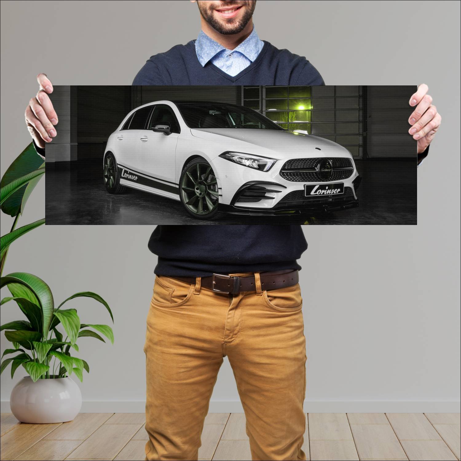 Cuadro grande 30x80cm 2018 mercedes benz a class b 24 Mercedes Benz