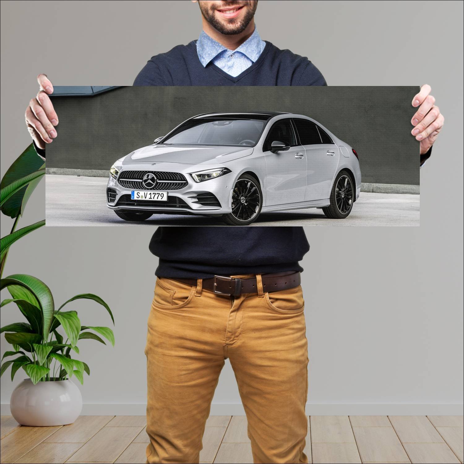 Cuadro grande 30x80cm 2018 mercedes benz a class s 27 Mercedes Benz