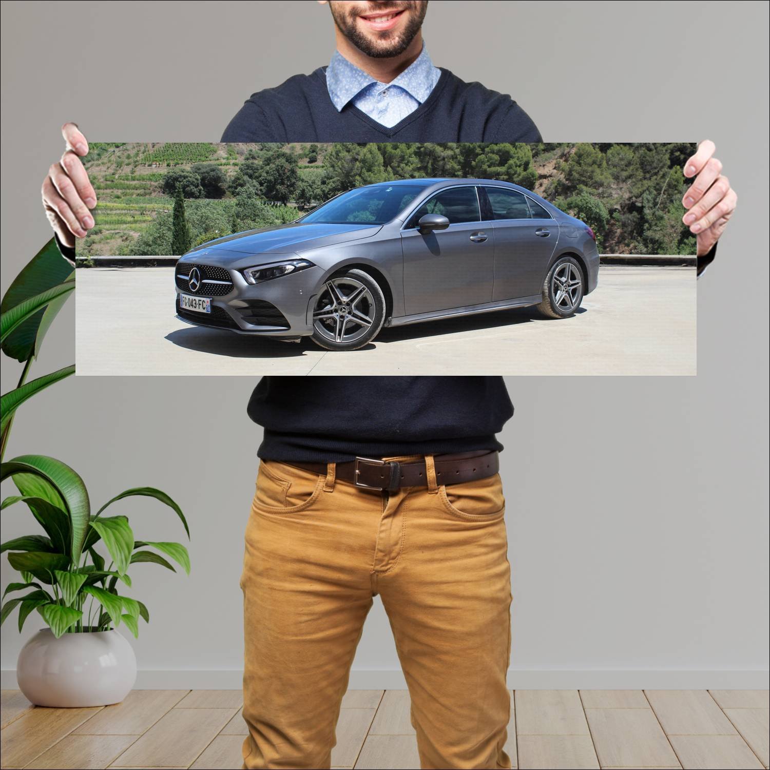 Cuadro grande 30x80cm 2018 mercedes benz a class s 28 Mercedes Benz