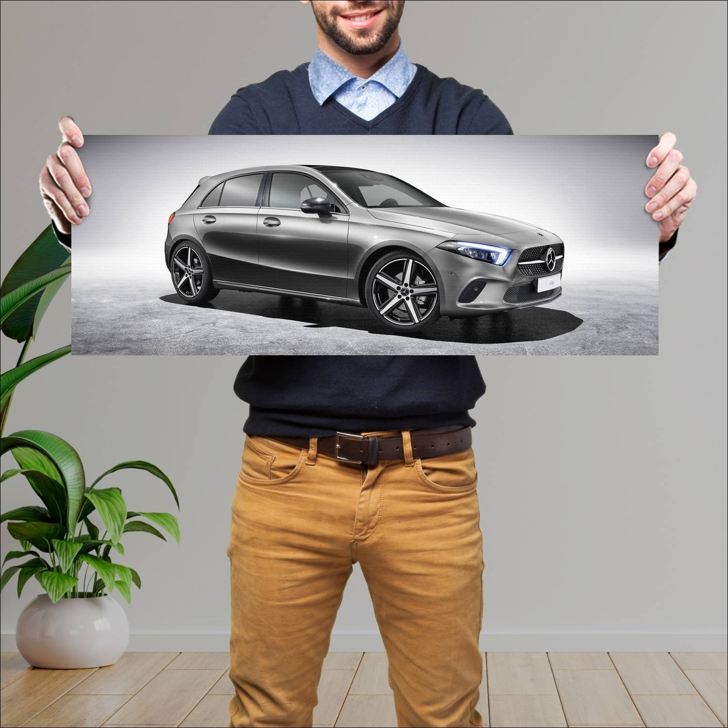 Cuadro grande 30x80cm 2018 mercedes benz a class s 29 Mercedes Benz