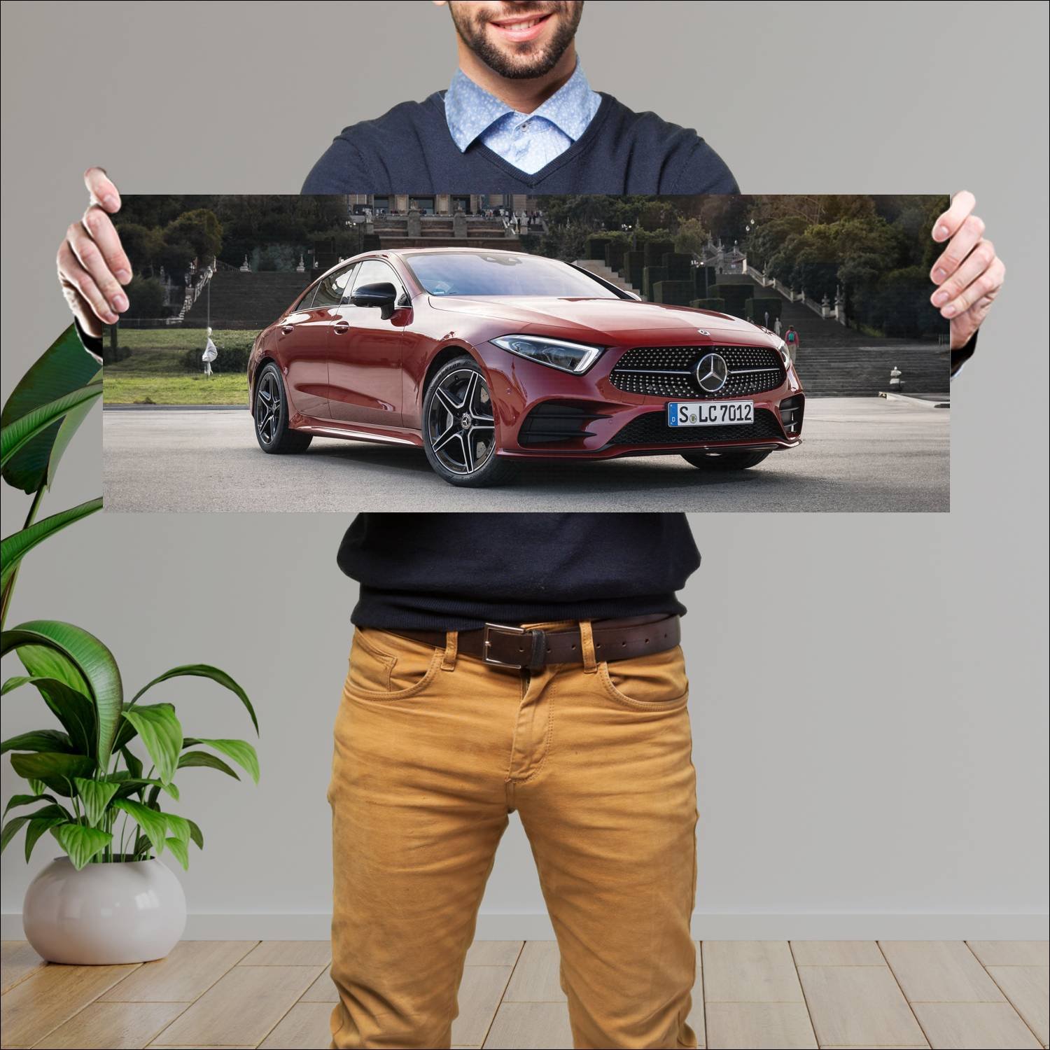 Cuadro grande 30x80cm 2018 mercedes benz cls class 53 Mercedes Benz