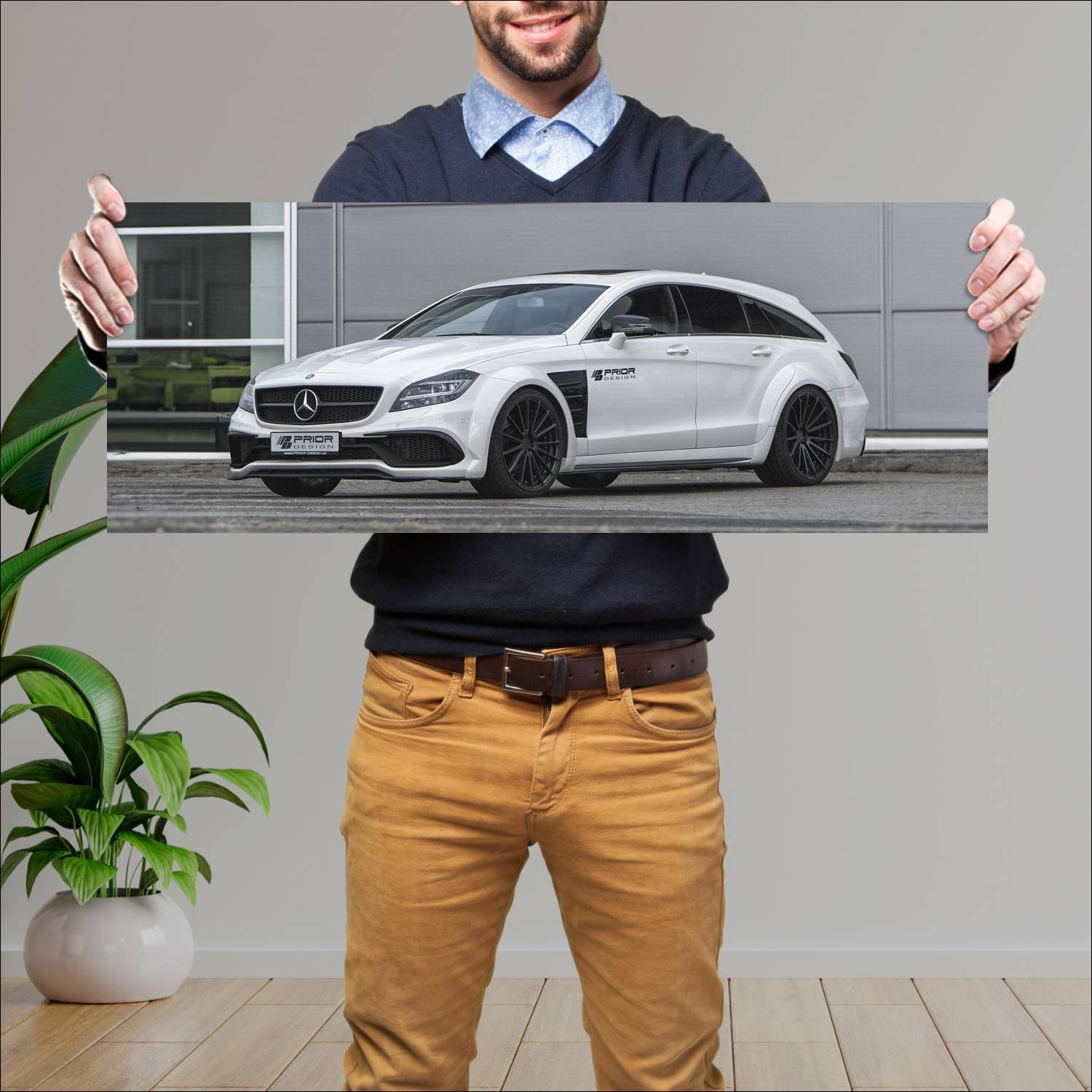 Cuadro grande 30x80cm 2018 mercedes benz cls class 56 Mercedes Benz