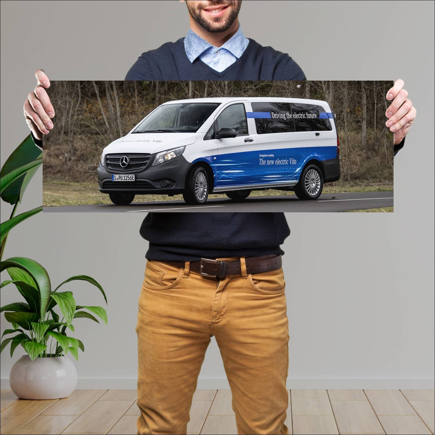 Cuadro grande 30x80cm 2018 mercedes benz evito lon 63 Mercedes Benz