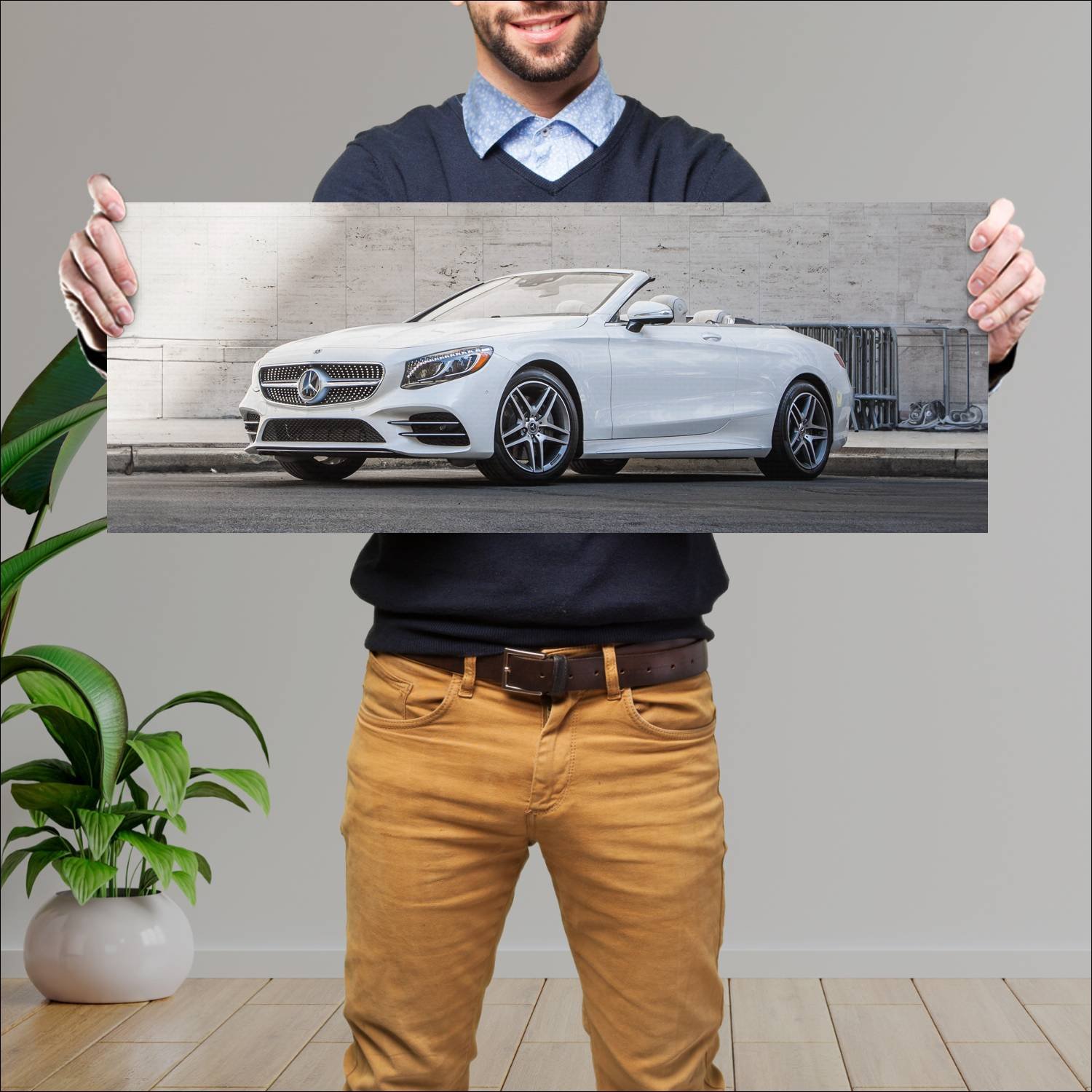 Cuadro grande 30x80cm 2018 mercedes benz s class c 77 Mercedes Benz
