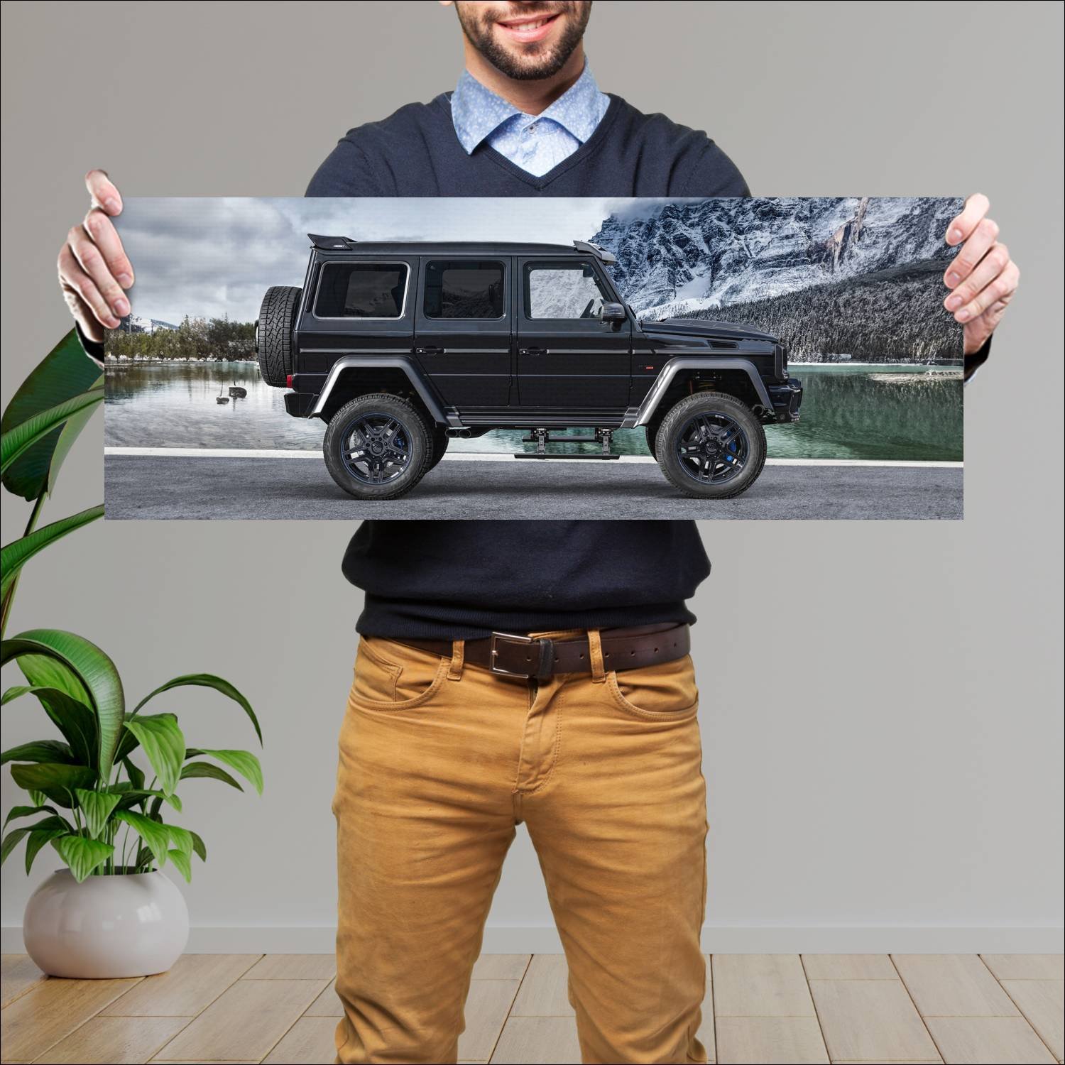 Cuadro grande 30x80cm 2019 brabus 850 4x4 2 final 104 Mercedes Benz