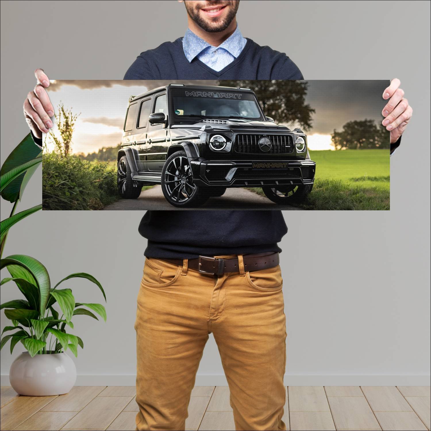 Cuadro grande 30x80cm 2019 manhart g 700 inferno 1 110 Mercedes Benz