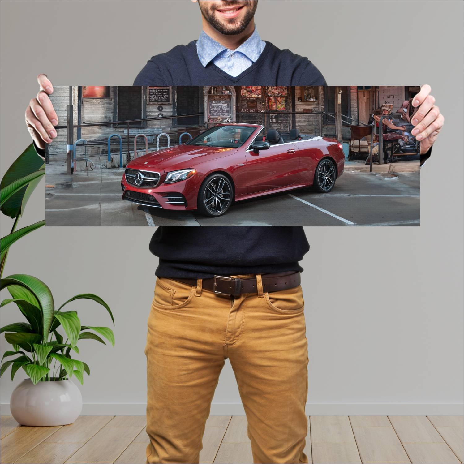 Cuadro grande 30x80cm 2019 mercedes amg e 53 cabri 134 Mercedes Benz