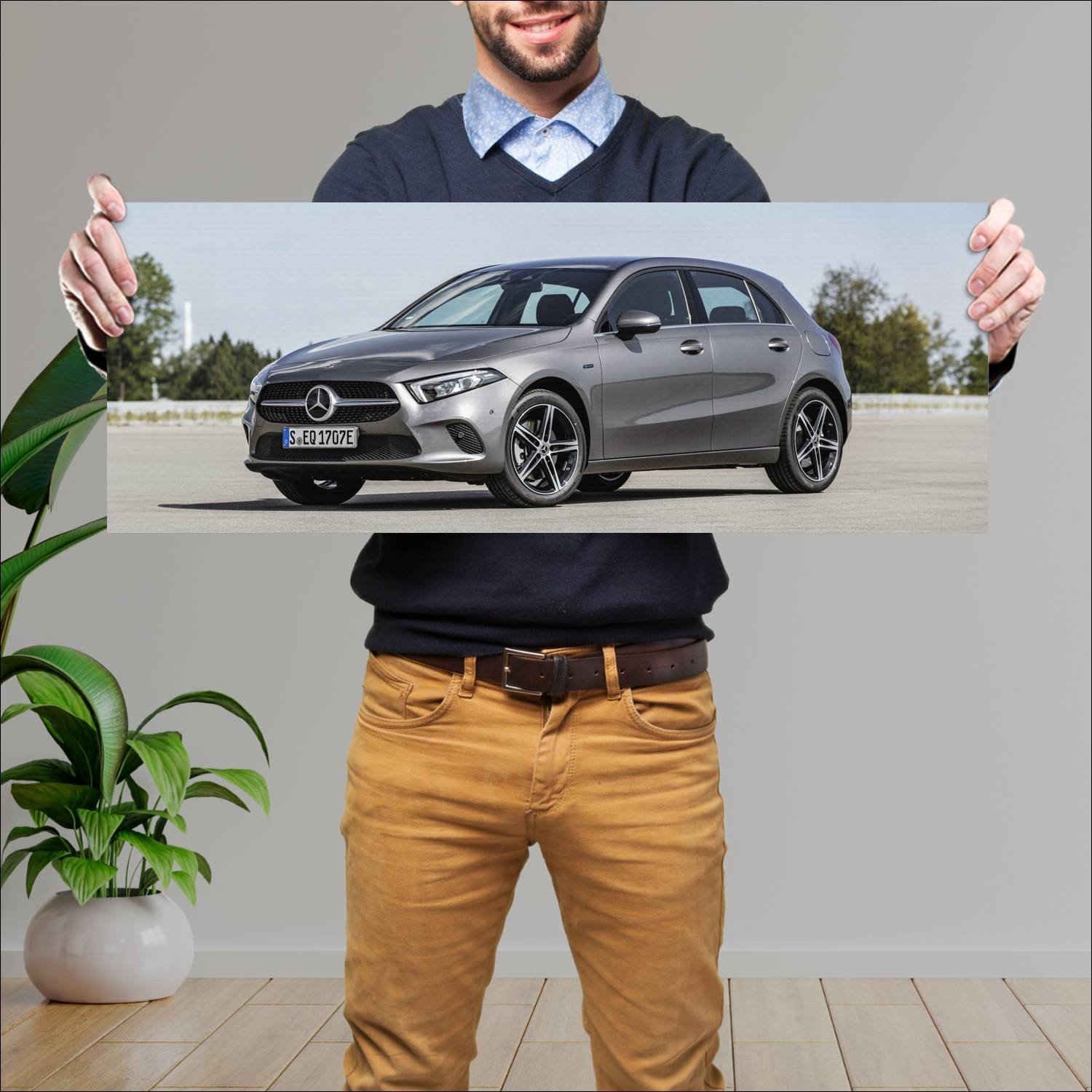 Cuadro grande 30x80cm 2019 mercedes benz a class p 170 Mercedes Benz