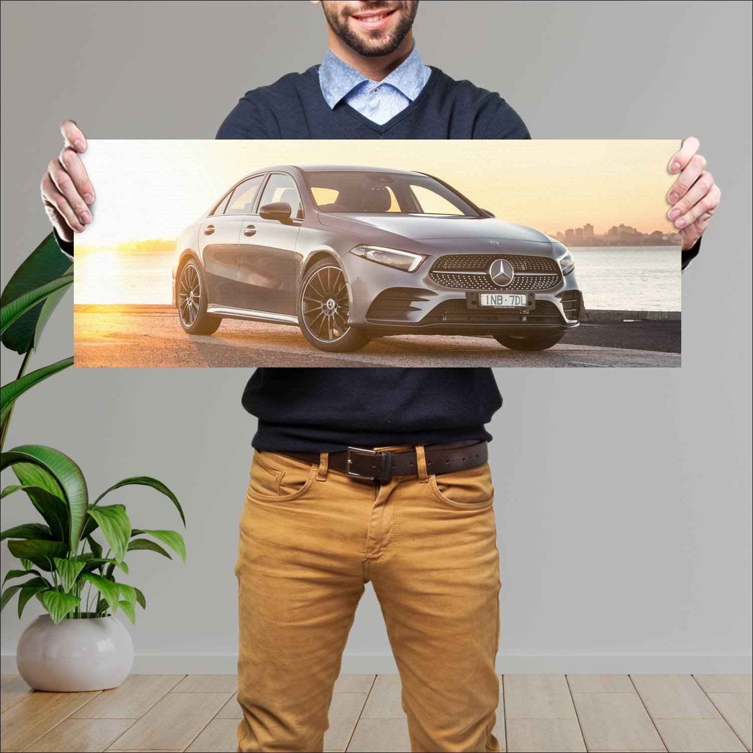 Cuadro grande 30x80cm 2019 mercedes benz a class s 173 Mercedes Benz