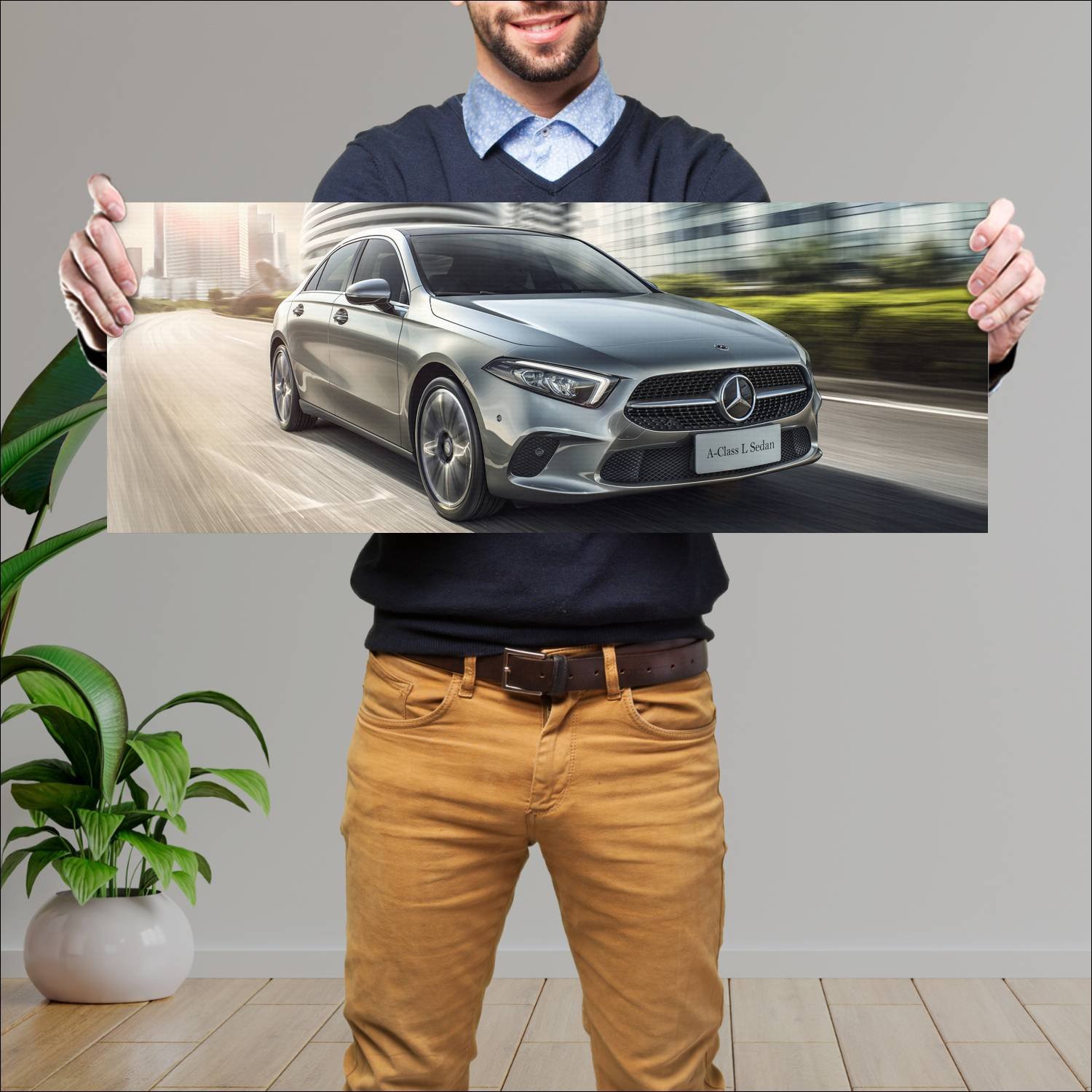 Cuadro grande 30x80cm 2019 mercedes benz a class s 178 Mercedes Benz