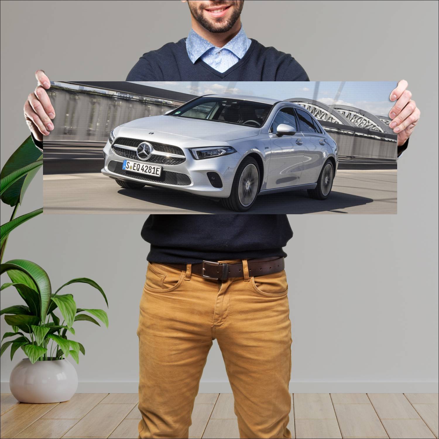 Cuadro grande 30x80cm 2019 mercedes benz a class s 179 Mercedes Benz