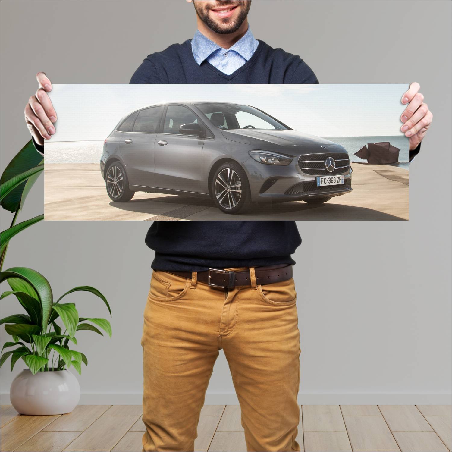 Cuadro grande 30x80cm 2019 mercedes benz b class n 185 Mercedes Benz