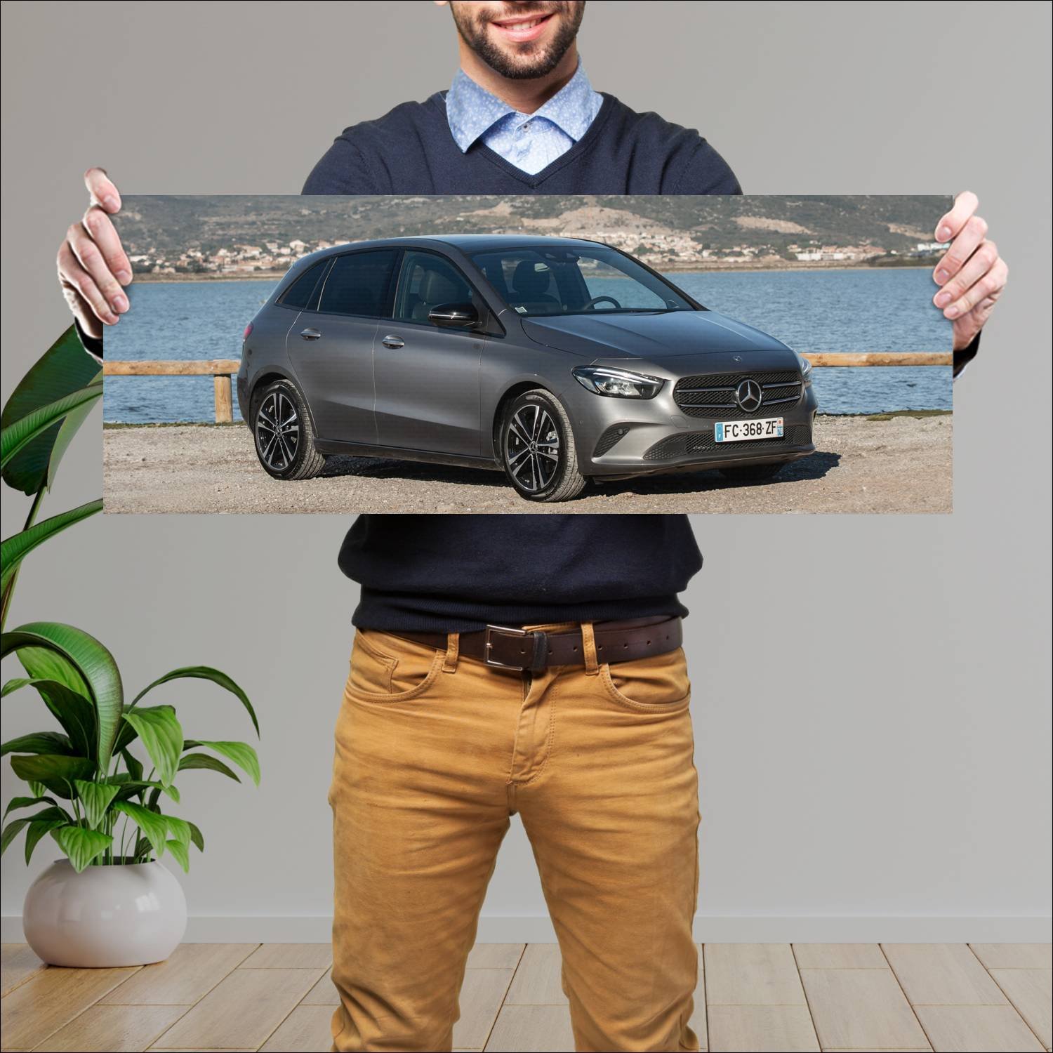 Cuadro grande 30x80cm 2019 mercedes benz b class n 186 Mercedes Benz