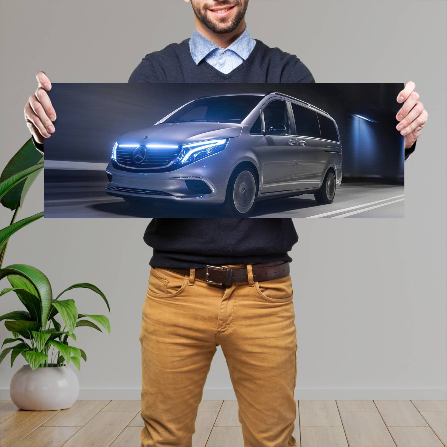 Cuadro grande 30x80cm 2019 mercedes benz concept e 207 Mercedes Benz