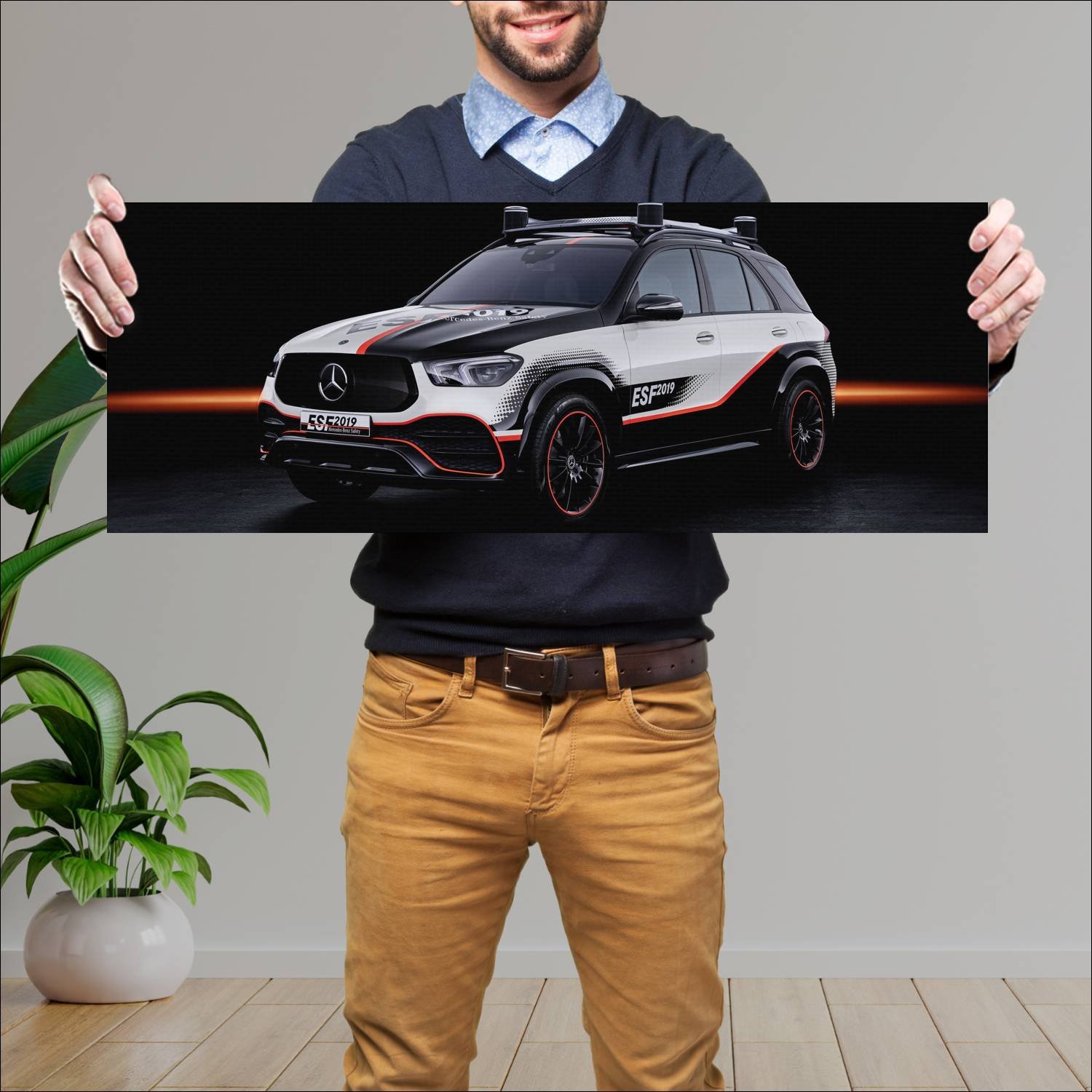 Cuadro grande 30x80cm 2019 mercedes benz esf conce 217 Mercedes Benz