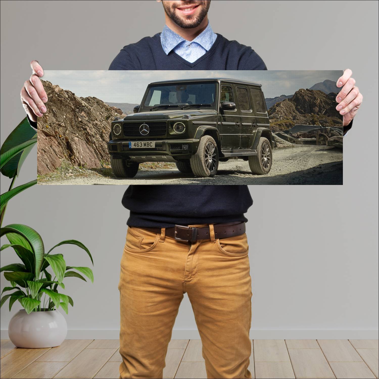 Cuadro grande 30x80cm 2019 mercedes benz g class u 225 Mercedes Benz