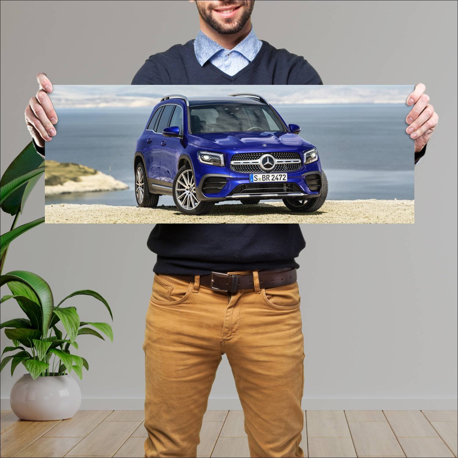 Cuadro grande 30x80cm 2019 mercedes benz glb class 227 Mercedes Benz